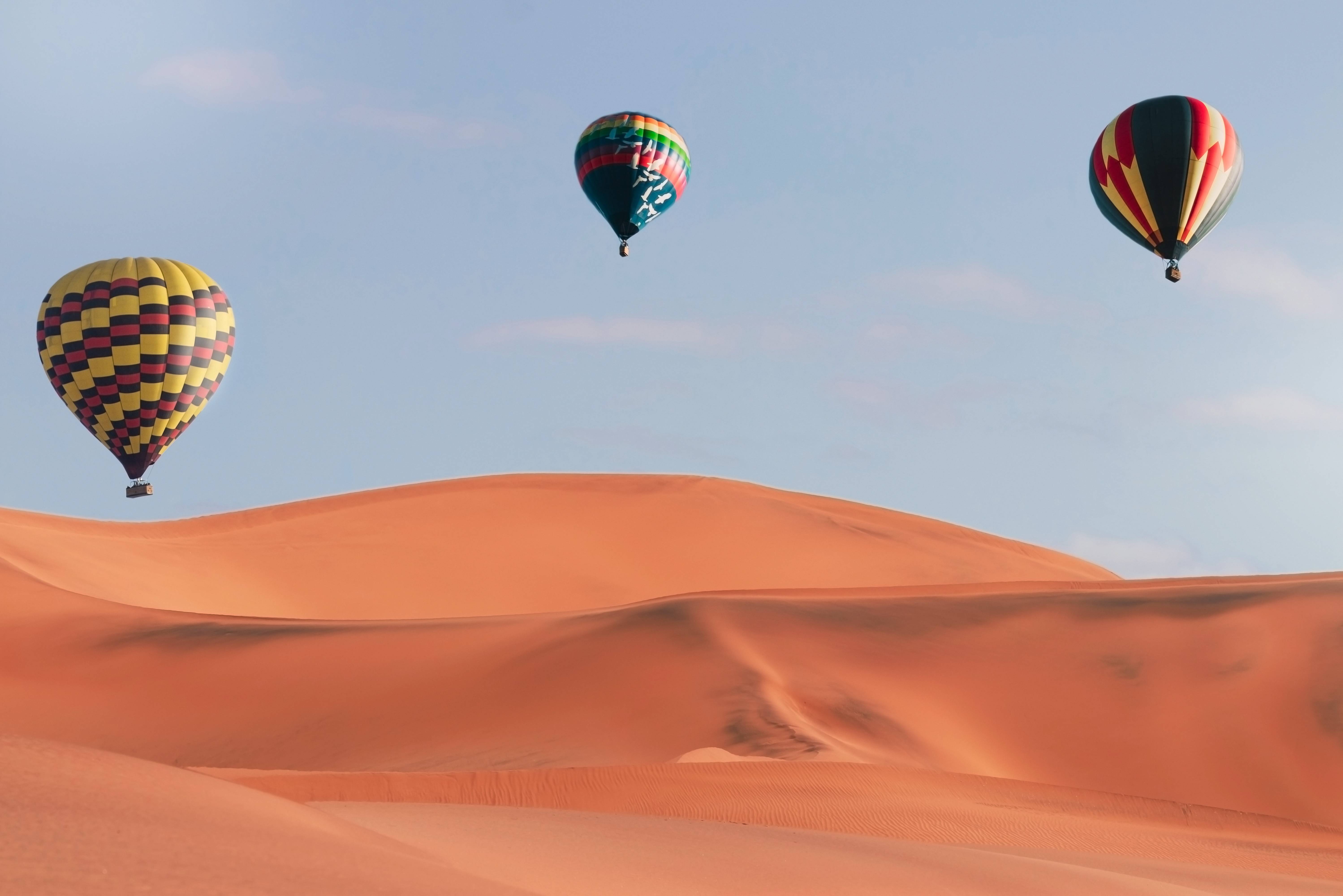 Ballonvaart in Sossusvlei in Namibië