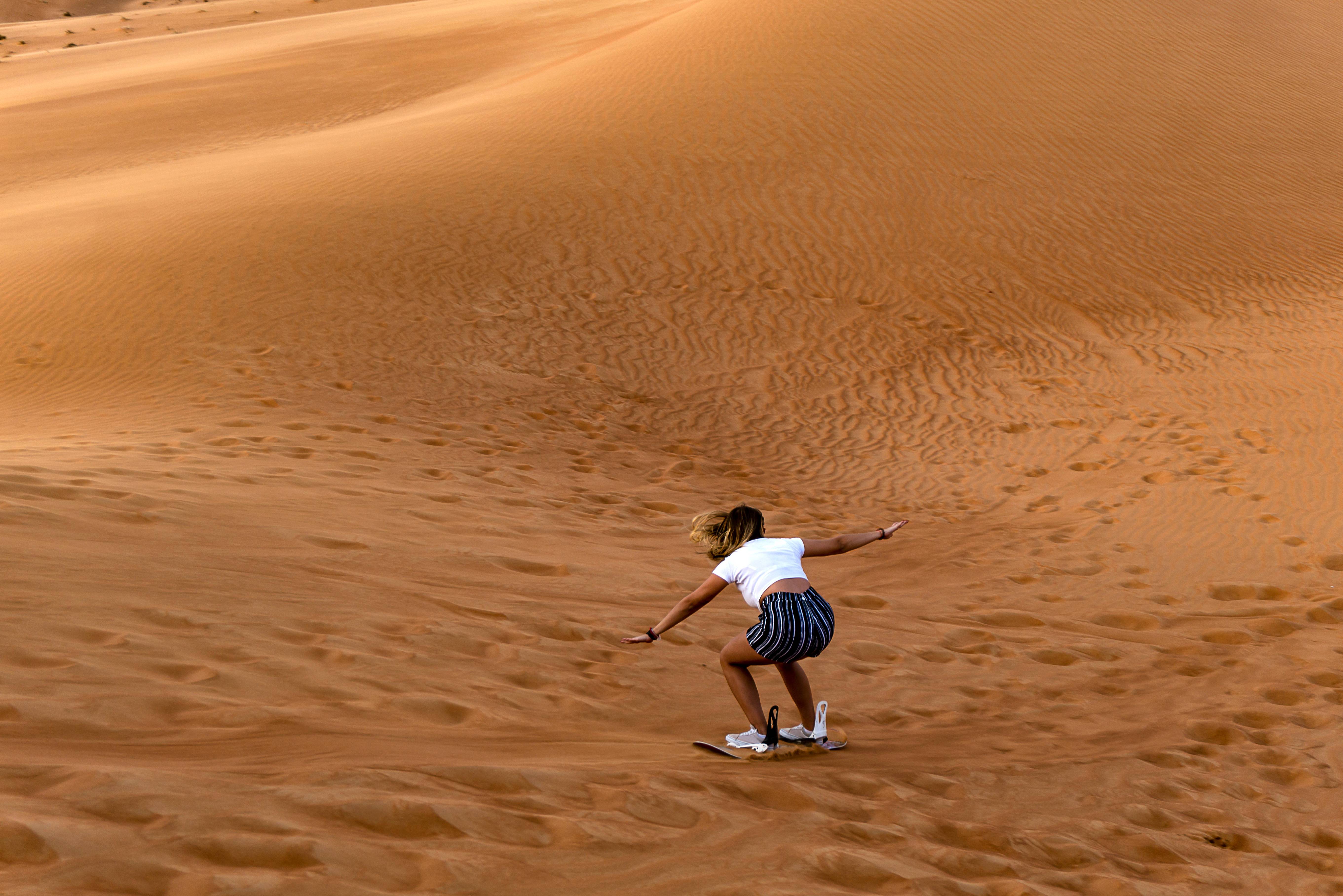 Sandborading in Swakopmund in Namibië