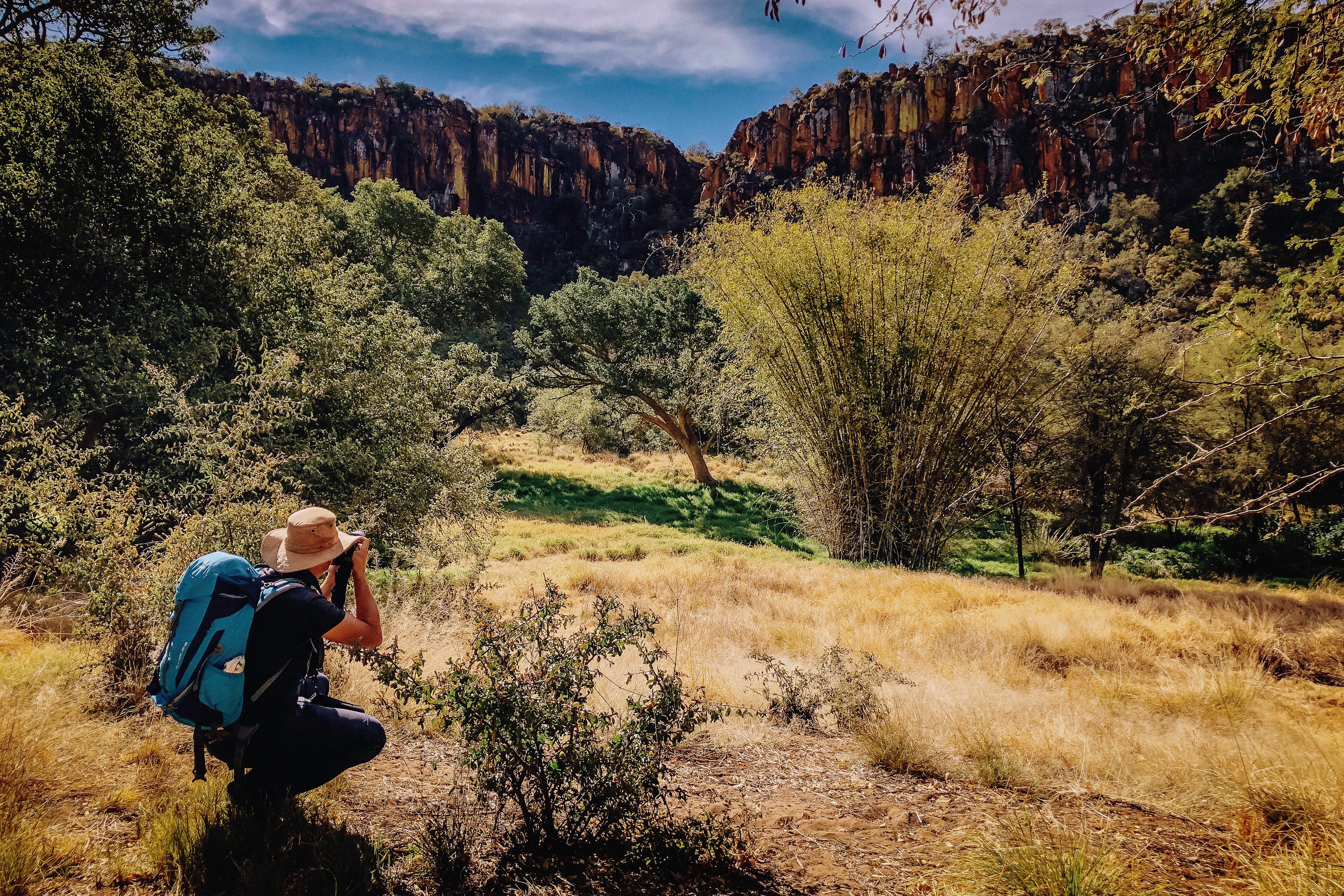 Uitzicht vanaf Waterberg Plateau in Namibië