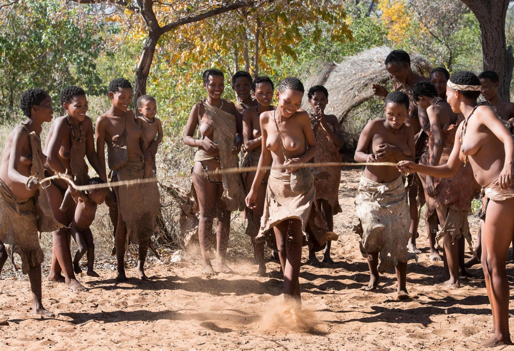Bosjesmannen/San in Namibië