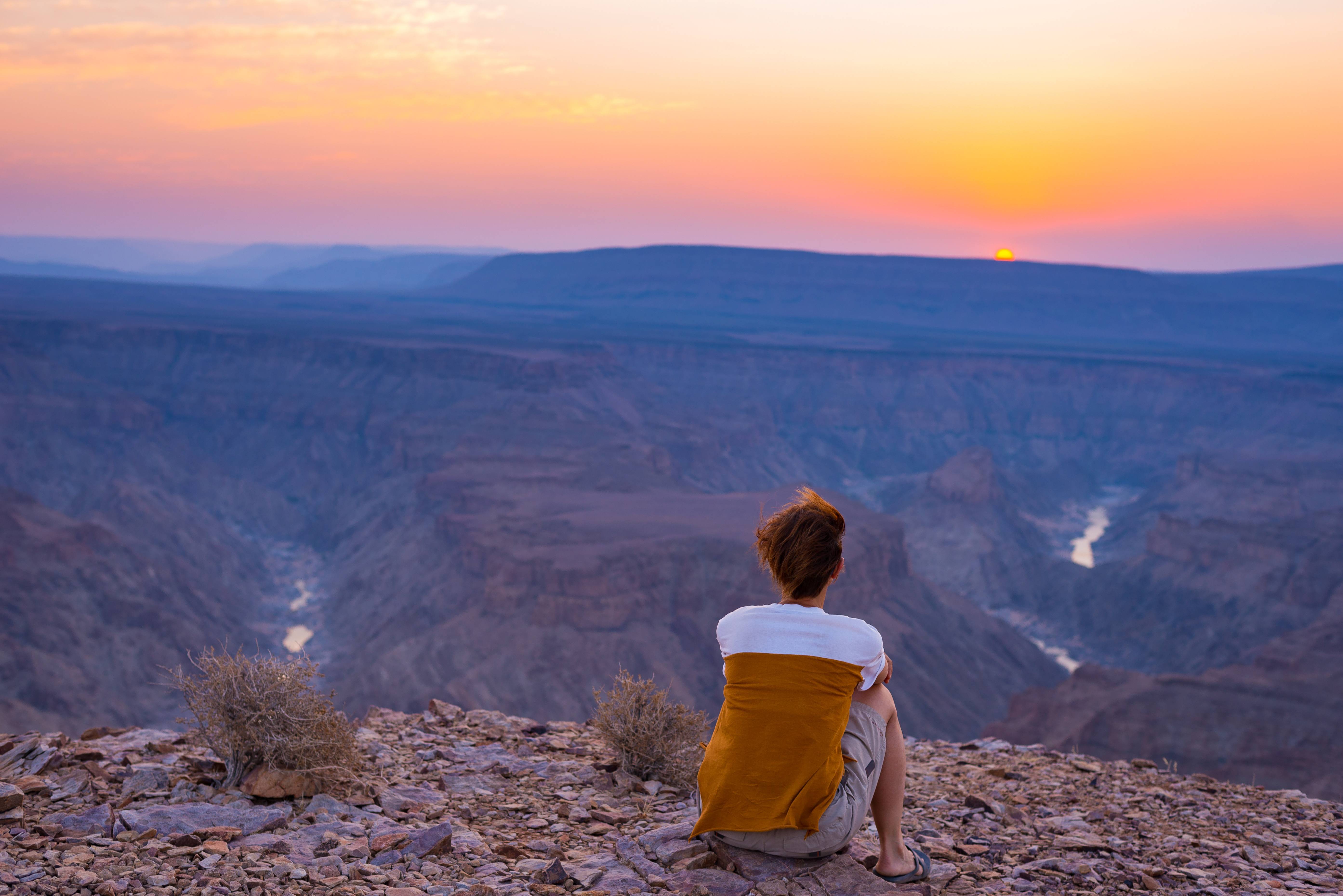 Fish River Canyon in  Namibië