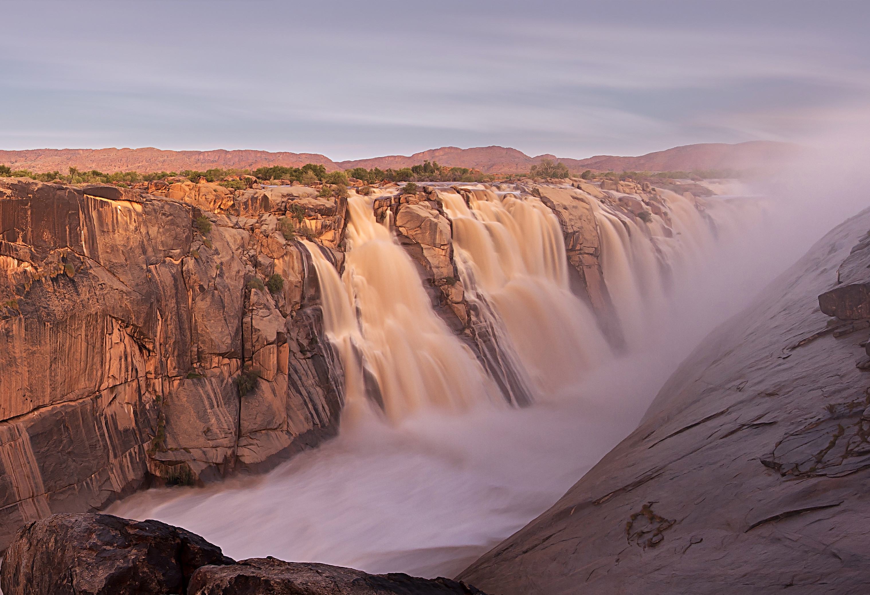 Augrabies watervallen in Zuid-Afrika