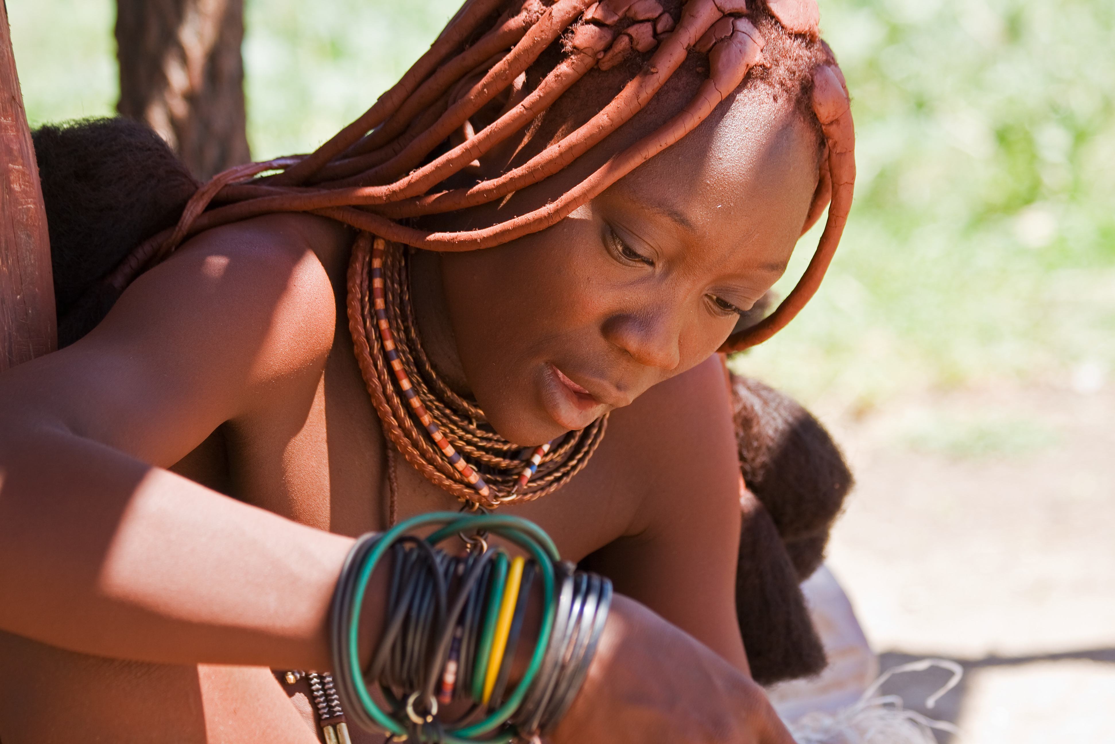 Himba vrouwen in Namibië
