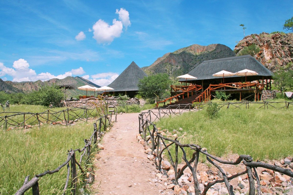 Khowarib Lodge in Damaraland in Namibië