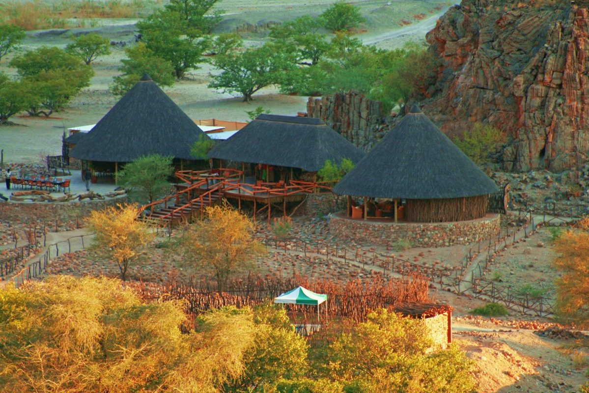 Khowarib Lodge in Damaraland in Namibië