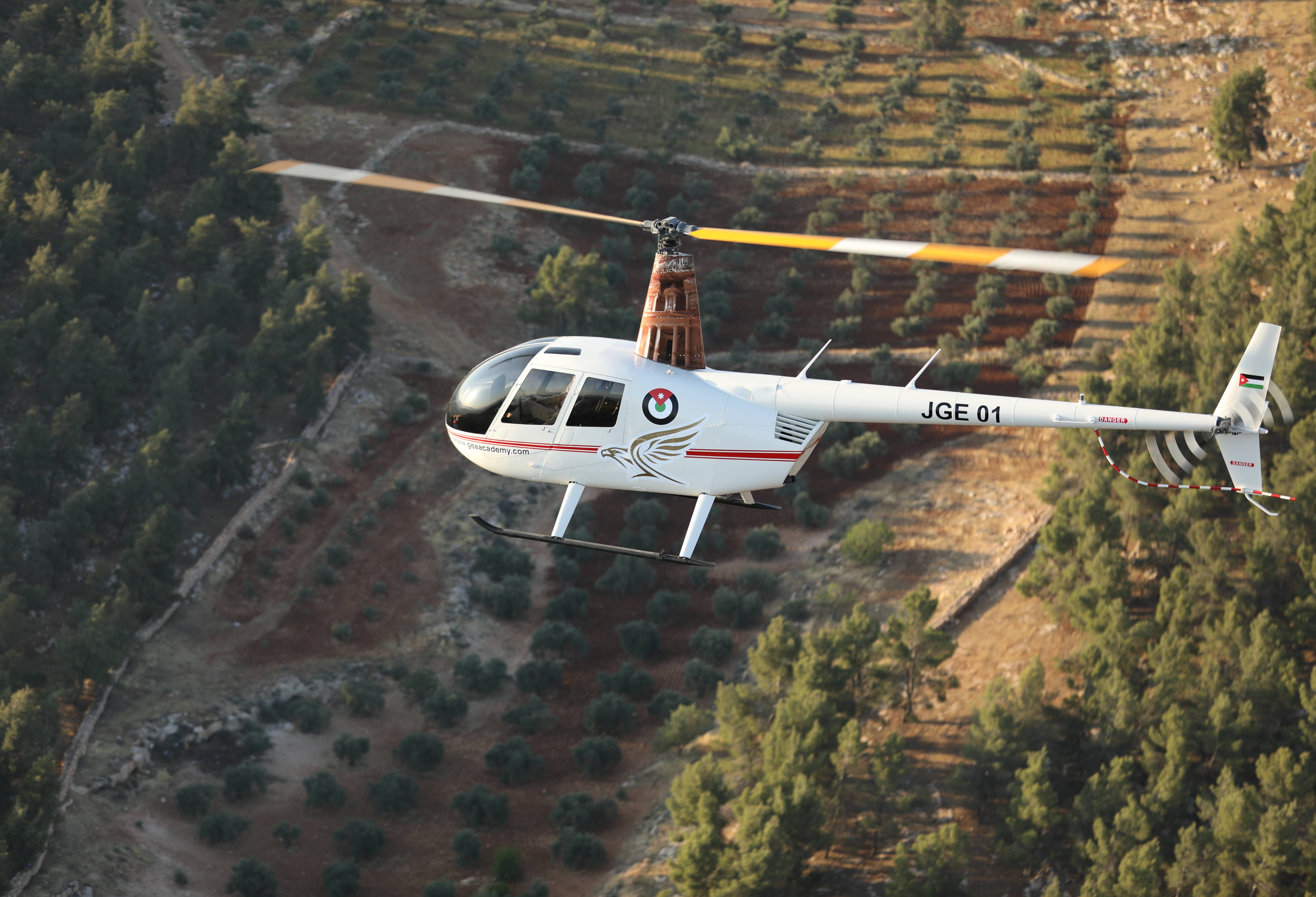 Excursie helikoptervlucht vanaf Amman naar Mount Nebo in Jordanie