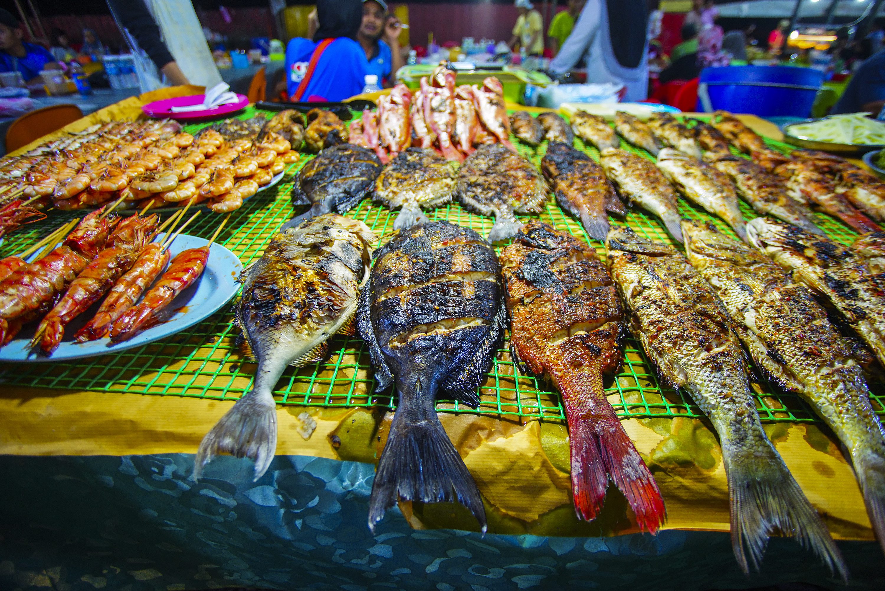 Kota Kinabalu Maleisisch Borneo visrestaurants