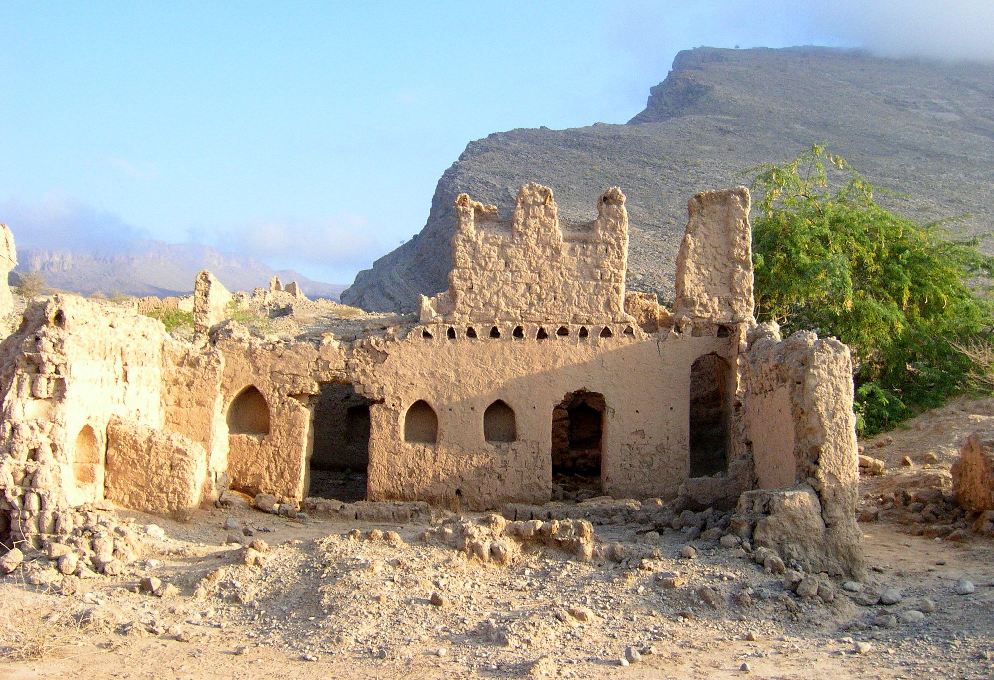Oman Tanuf ruinestadjes