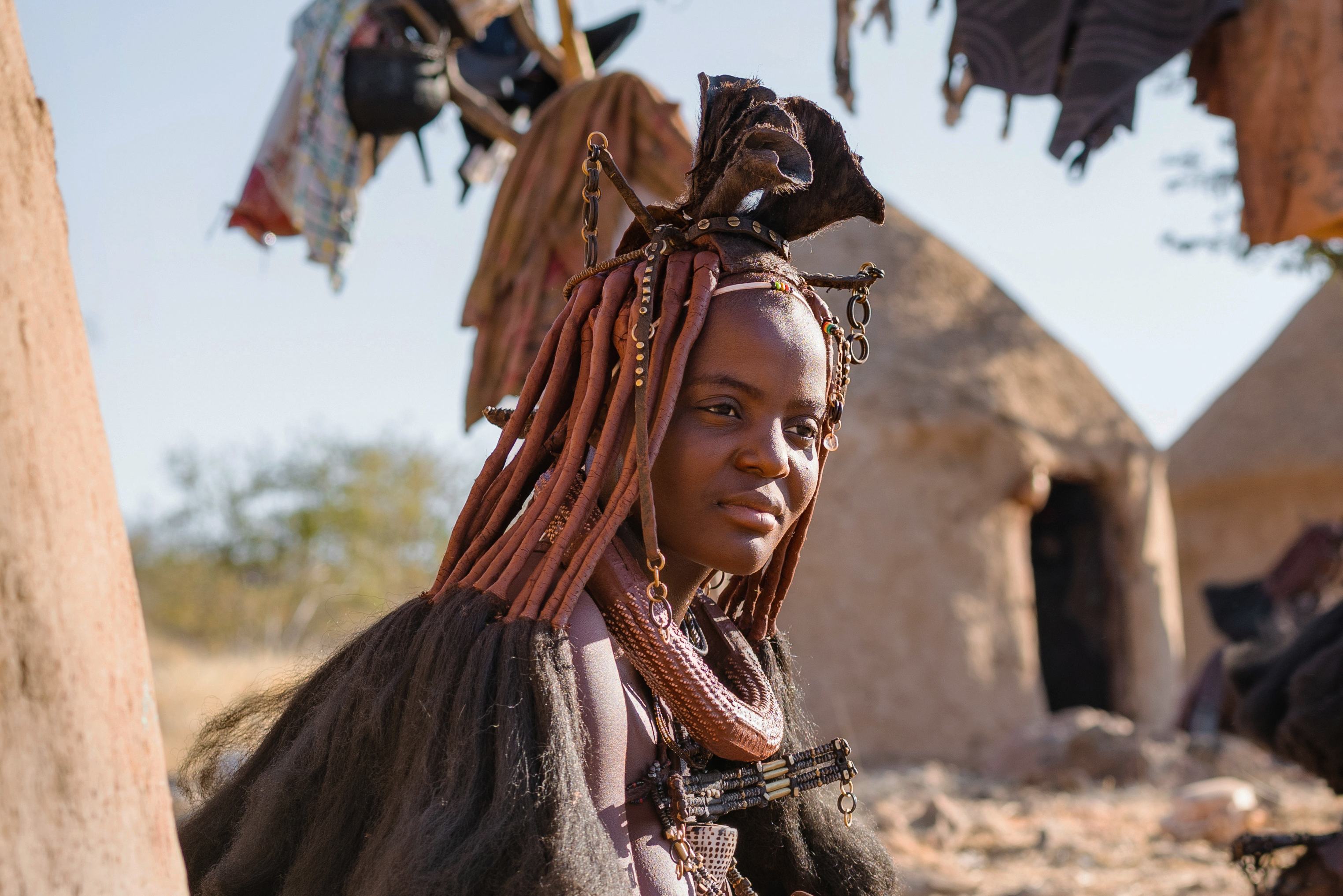 Himba vrouw in Namibië