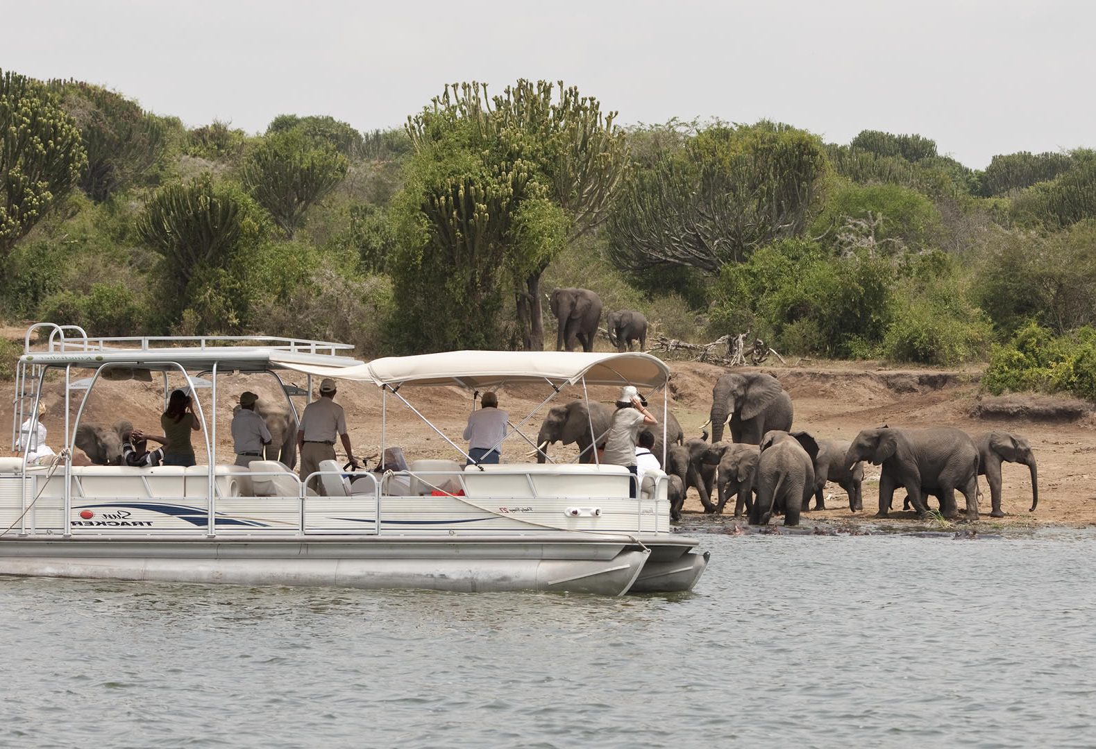 Boottocht Kazenga Channel in Uganda