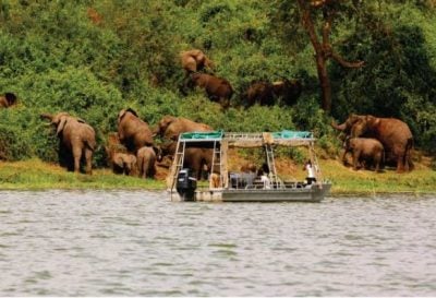 Boottocht op Lake Mburo