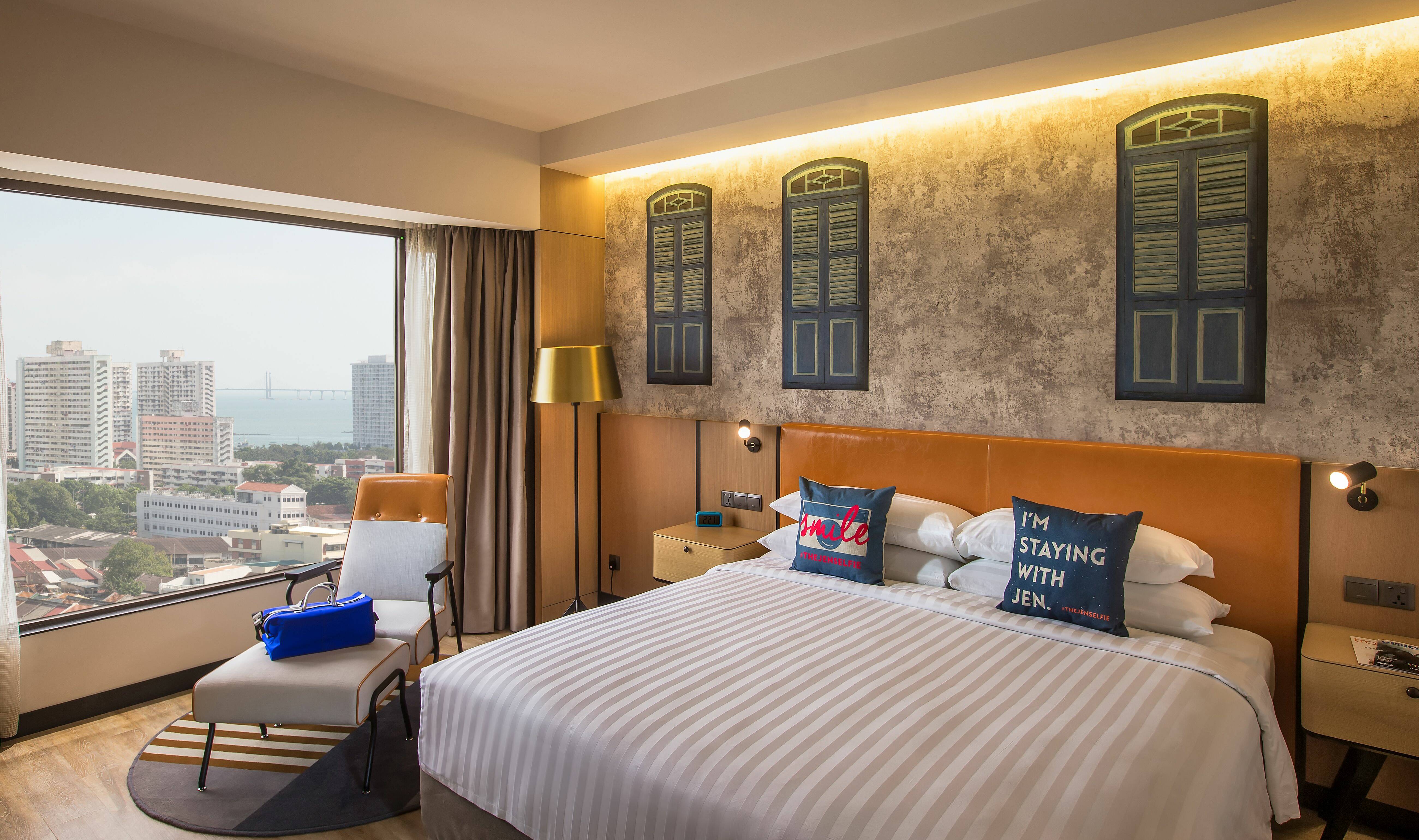 Maleisie Penag JEN Shangri-La Deluxe Kamer