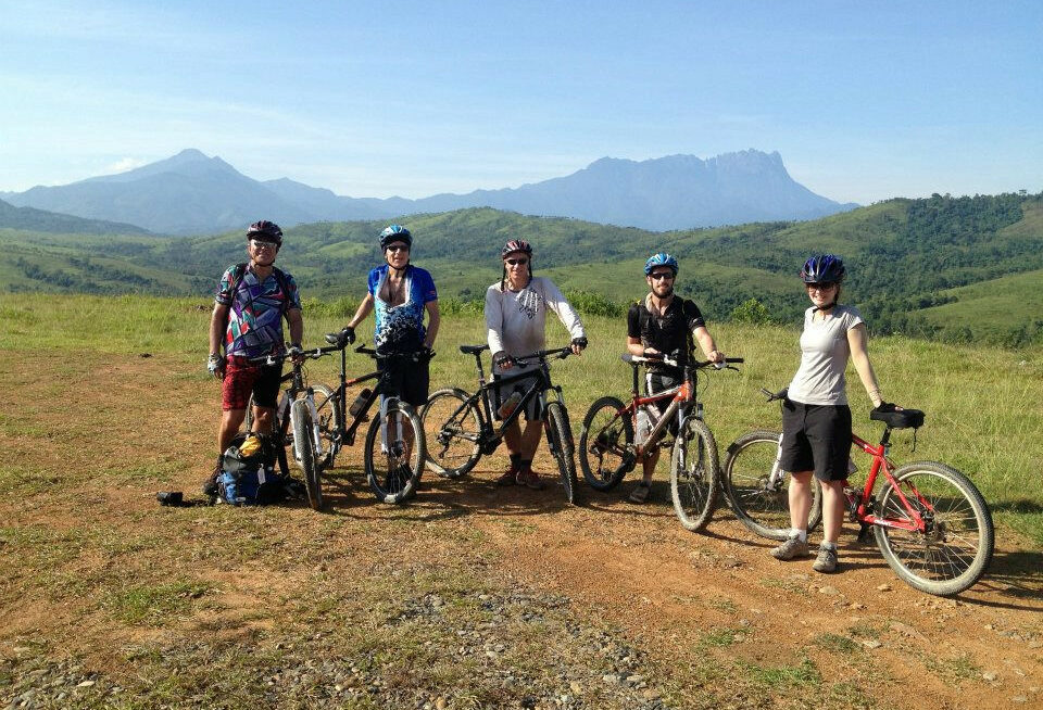 Fietsen door de omgeving van Kota Kinabalu