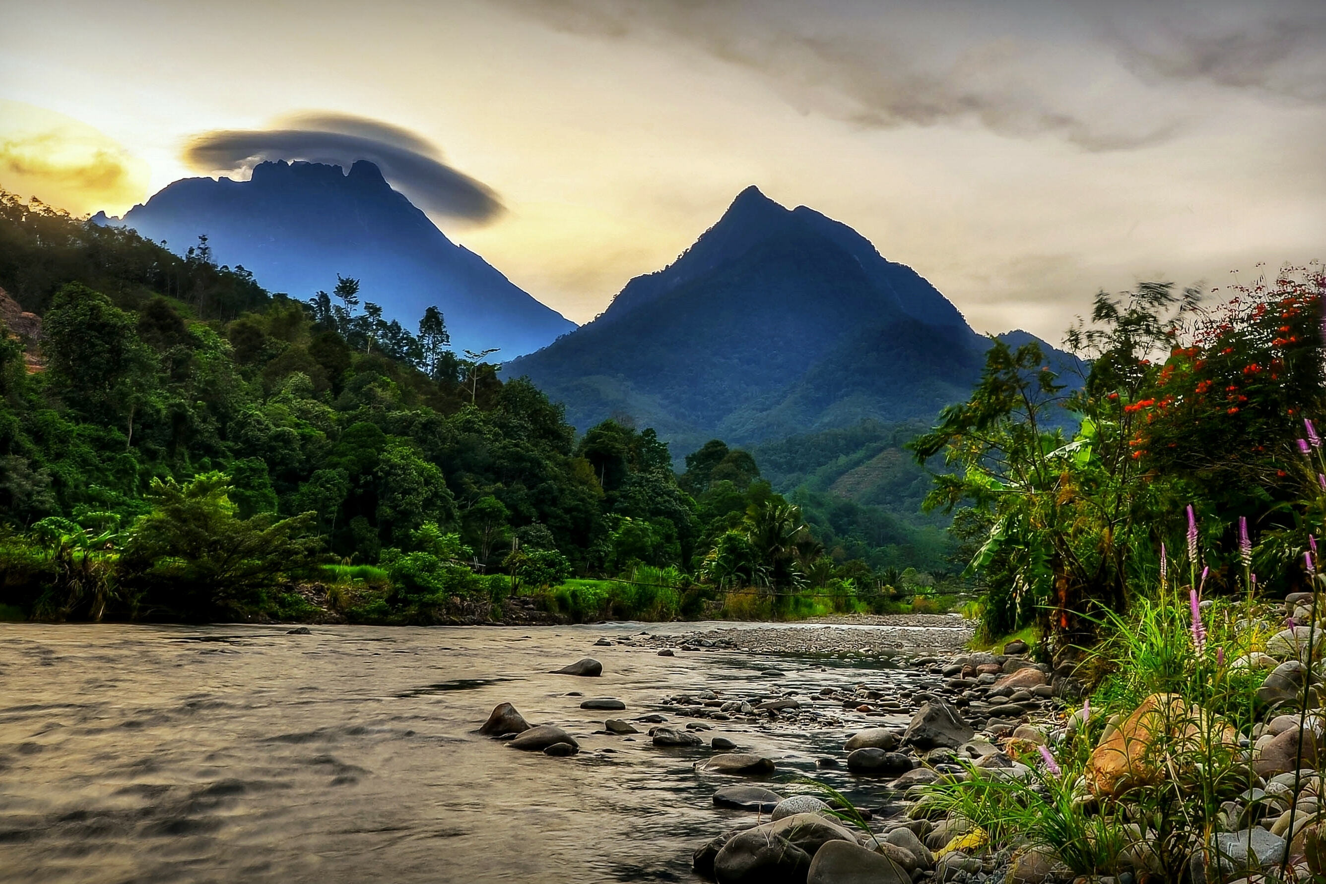 Landschap rondom Kota Kinabalu