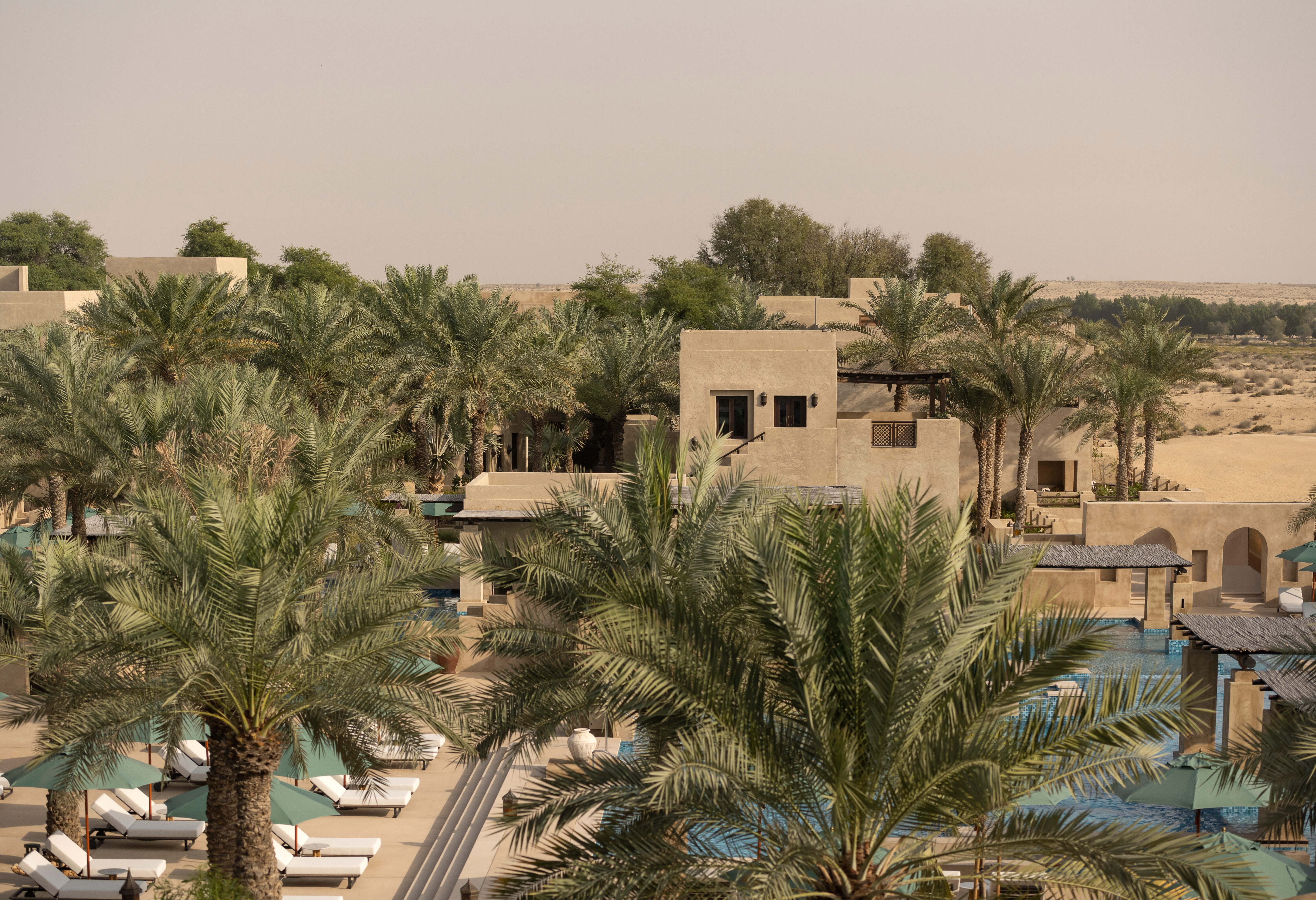 Dubai Emiraten Bab Al Shams Zwembad