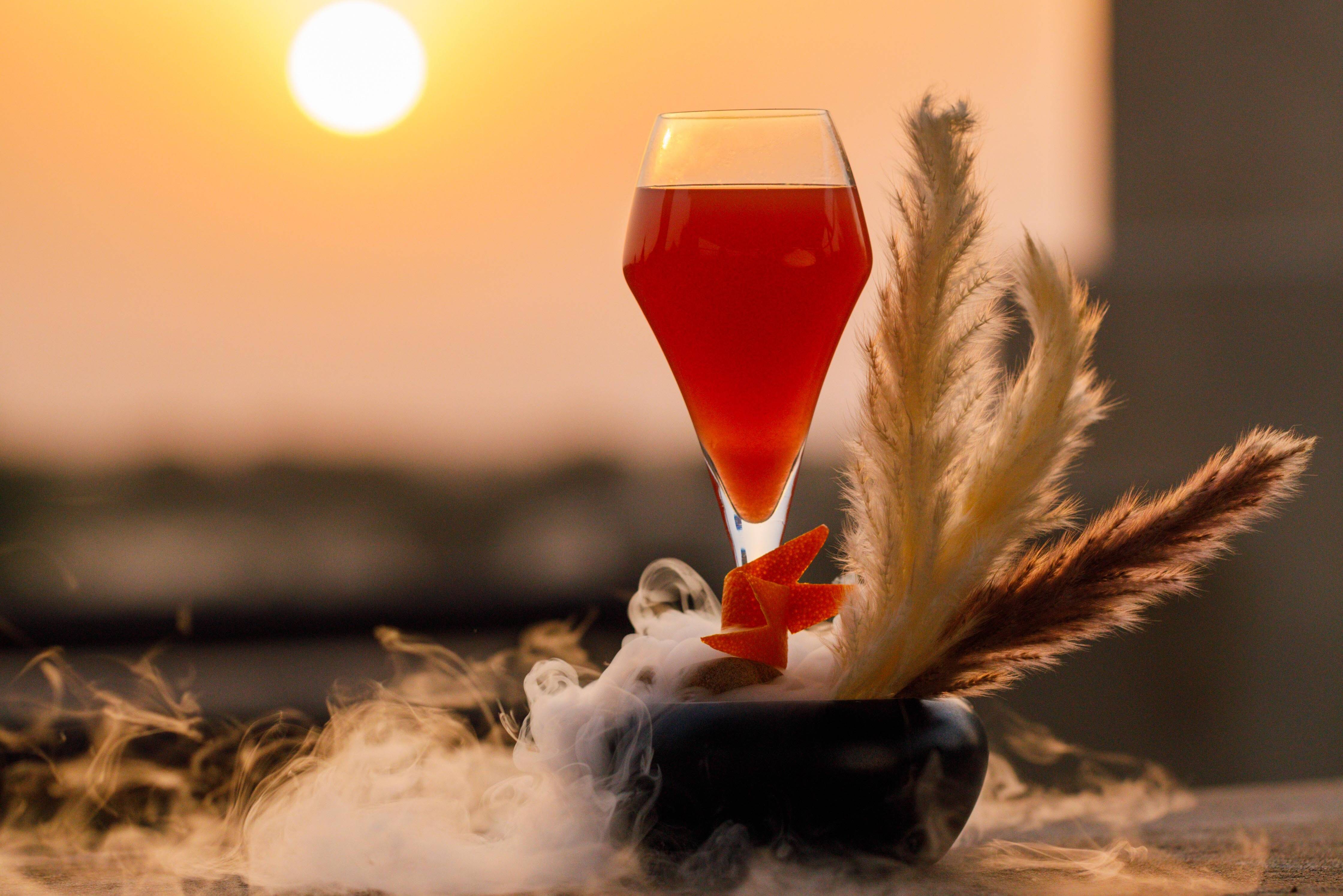 Dubai Emiraten Bab Al Shams Drankje