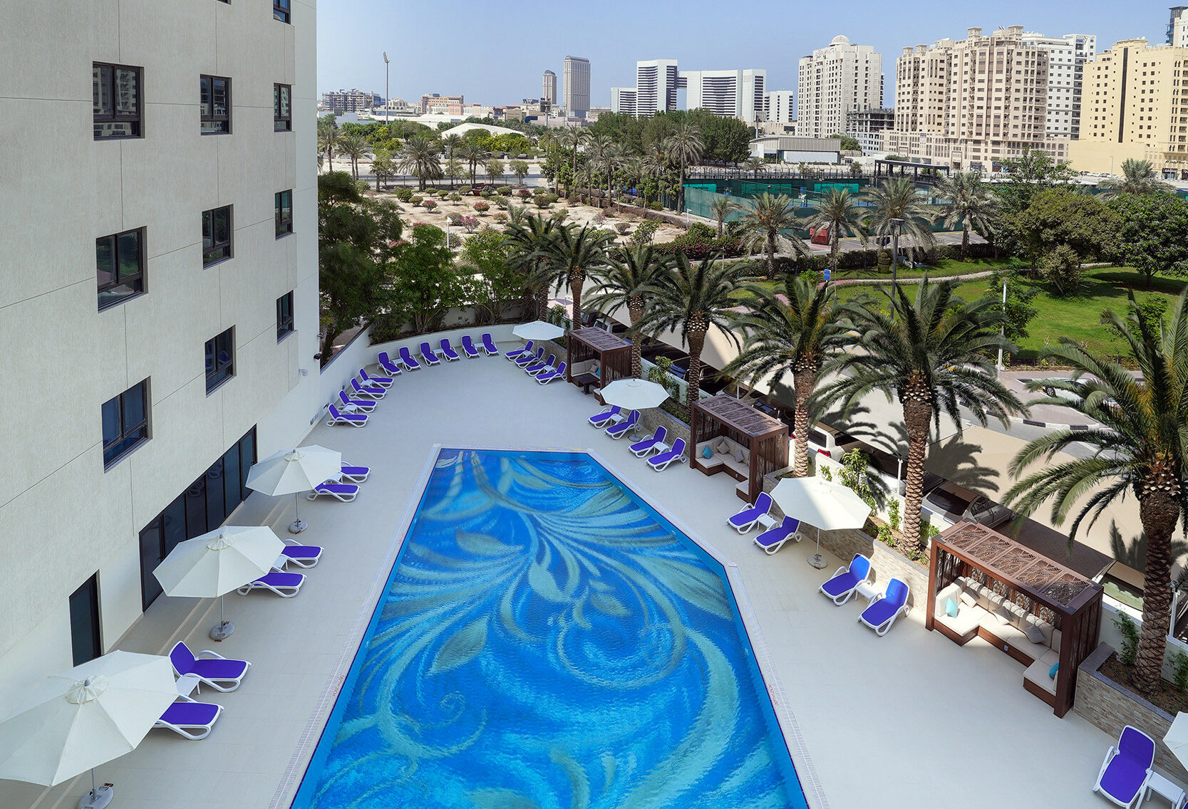 Dubai Emiraten Arabina Park By Rotana Zwembad