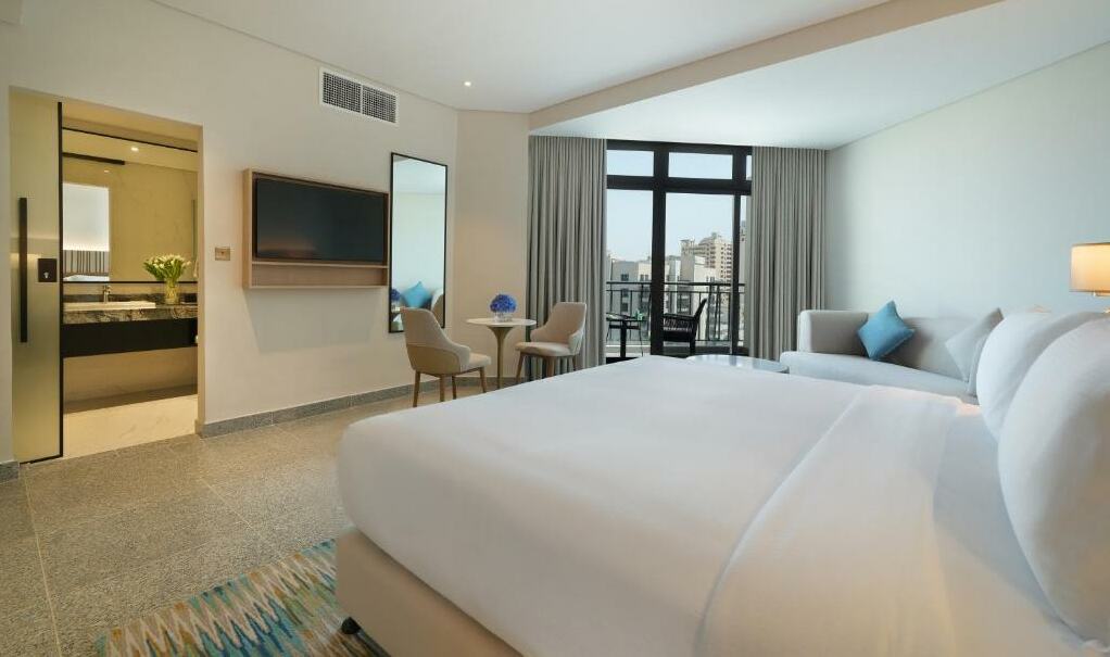 Dubai Emiraten Arabian Park by Rotana Kamer met balkon