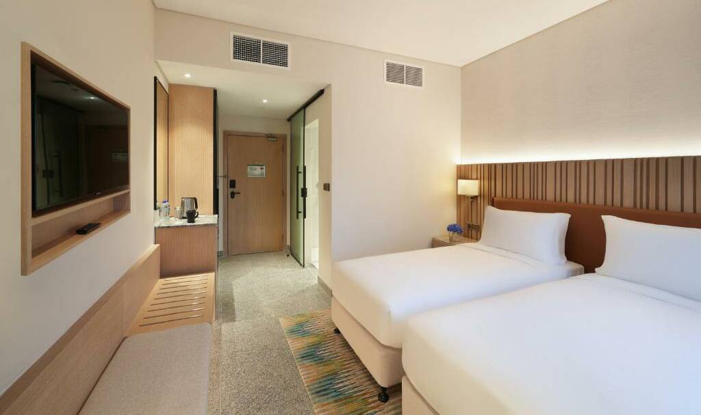 Dubai Emiraten Arabian Park by Rotana Twin City View Kamer