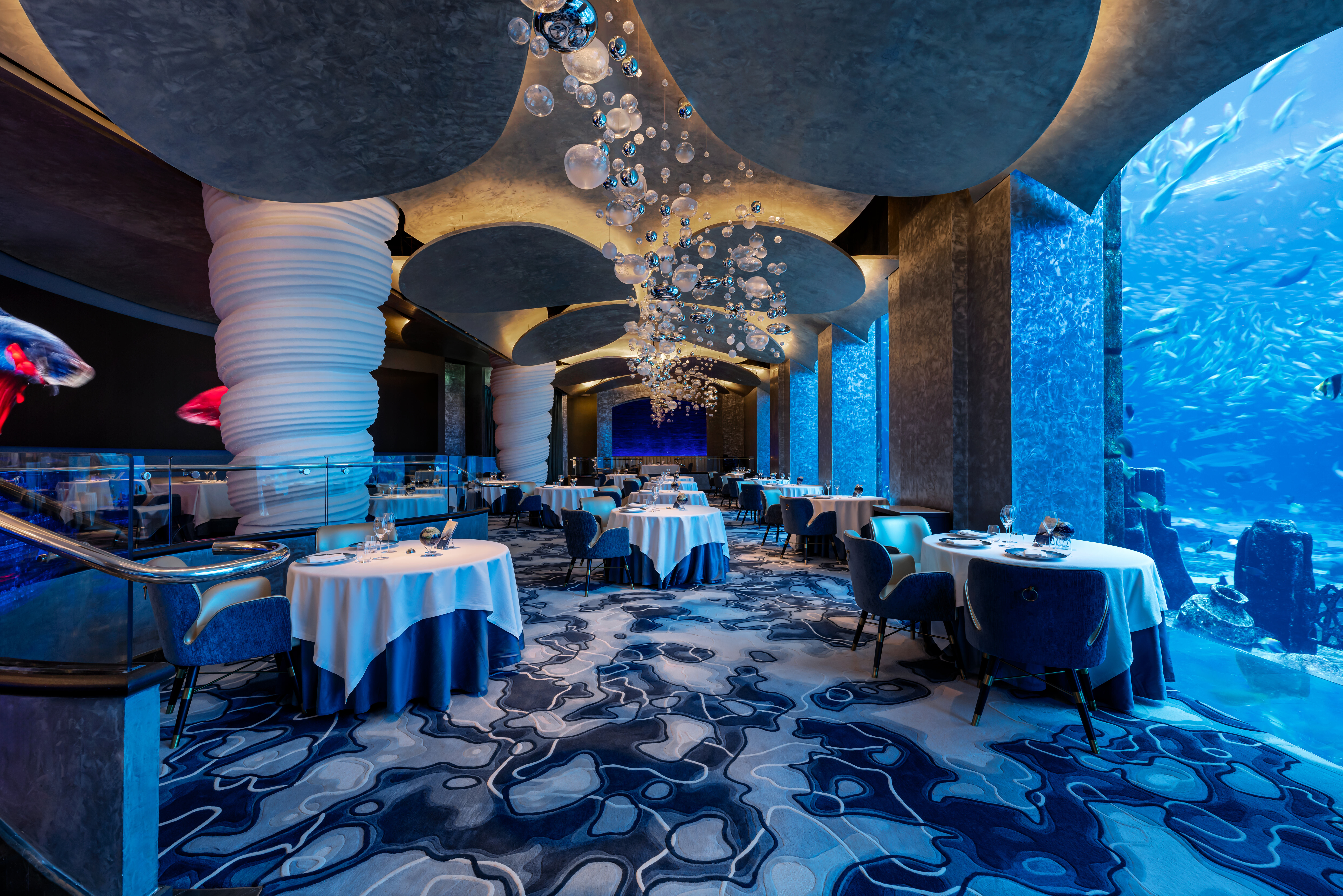 Dubai Emirates Atlantis the Palm Ossiano Restaurant