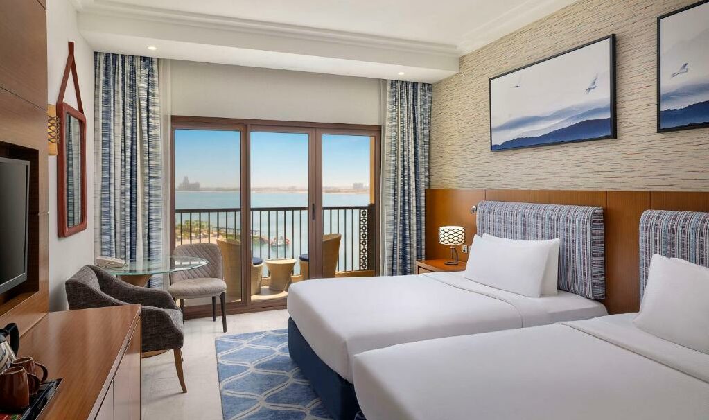 Emiraten Ras Al Khaimah Double Tree by Hilton Sea View Kamer Twin