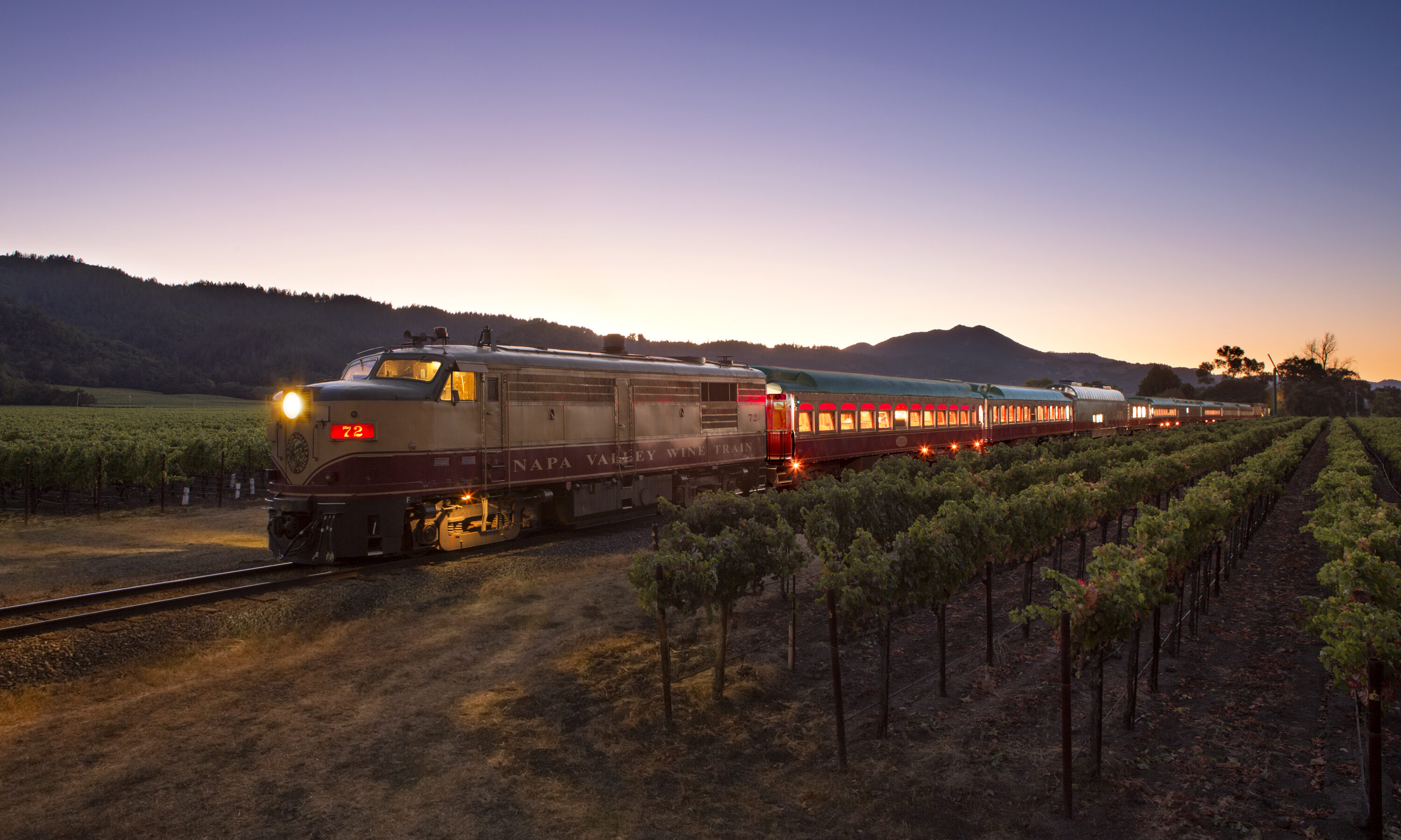 Napa Valley Wijn trein