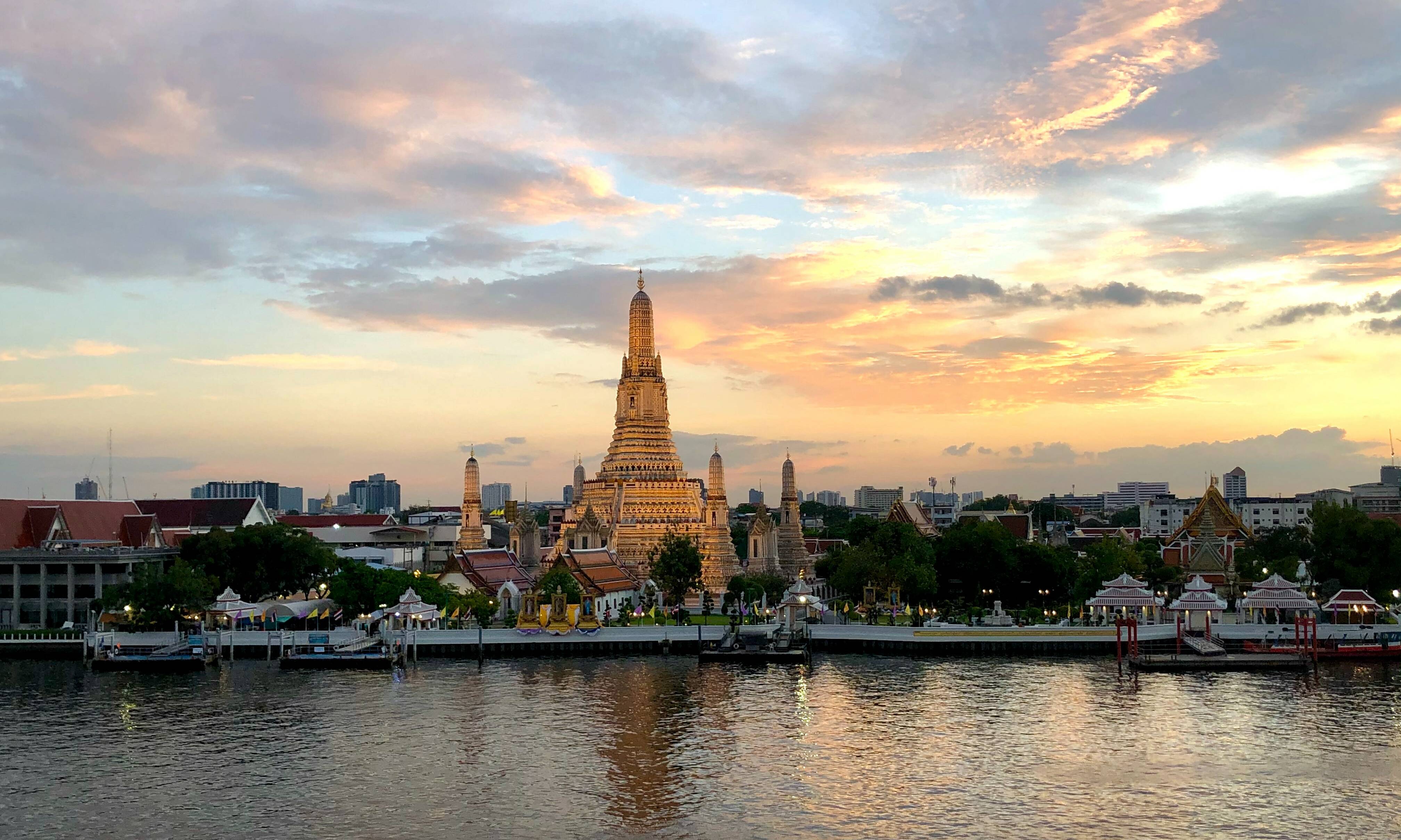 Chao Praya rivier Bangkok