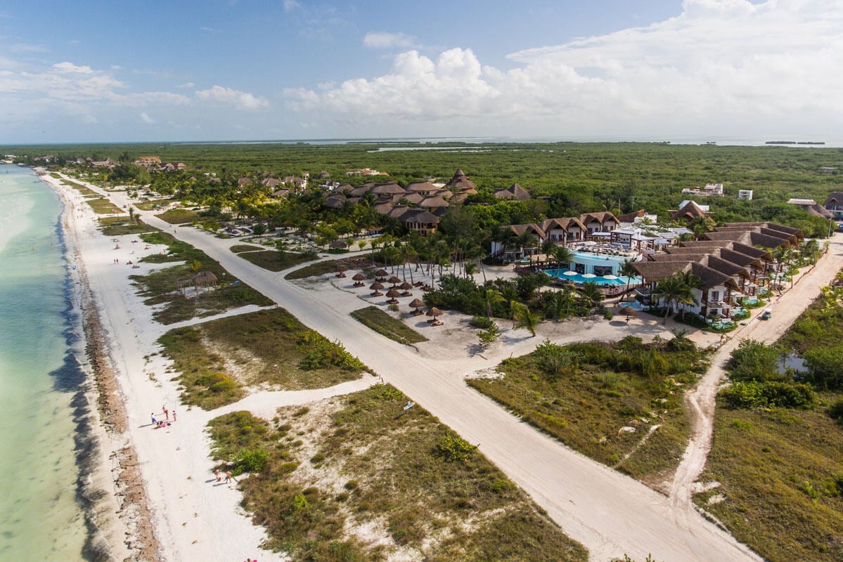 Mexico Isla Holbox Villas HM Palapas del Mar Strand
