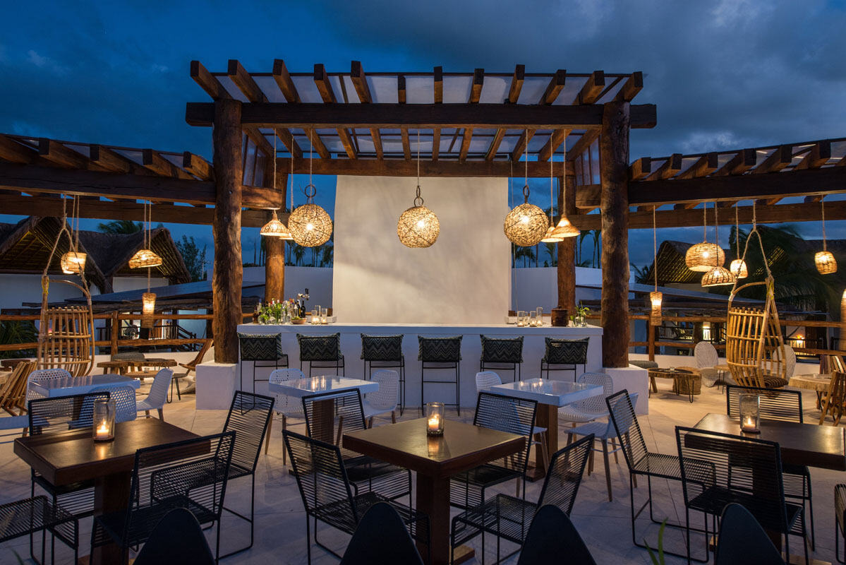 Mexico Isla Holbox Villas HM Palapas del Mar Sky Bar