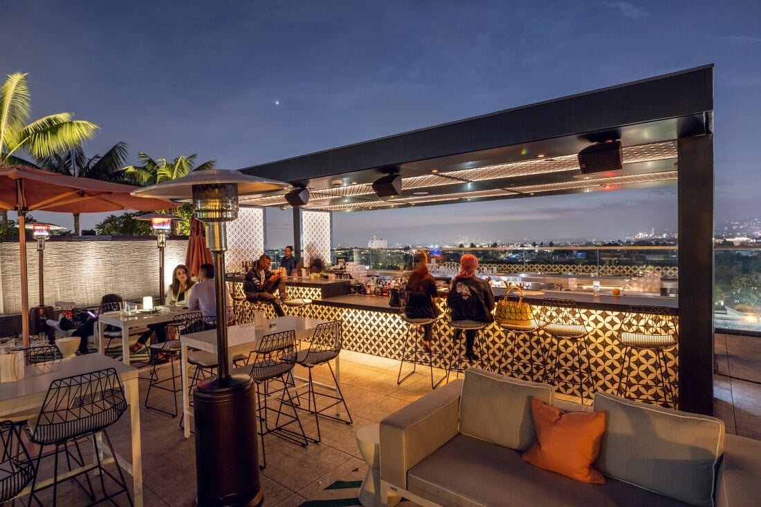 Amerika Los Angeles THe Godfrey Hotel Bar