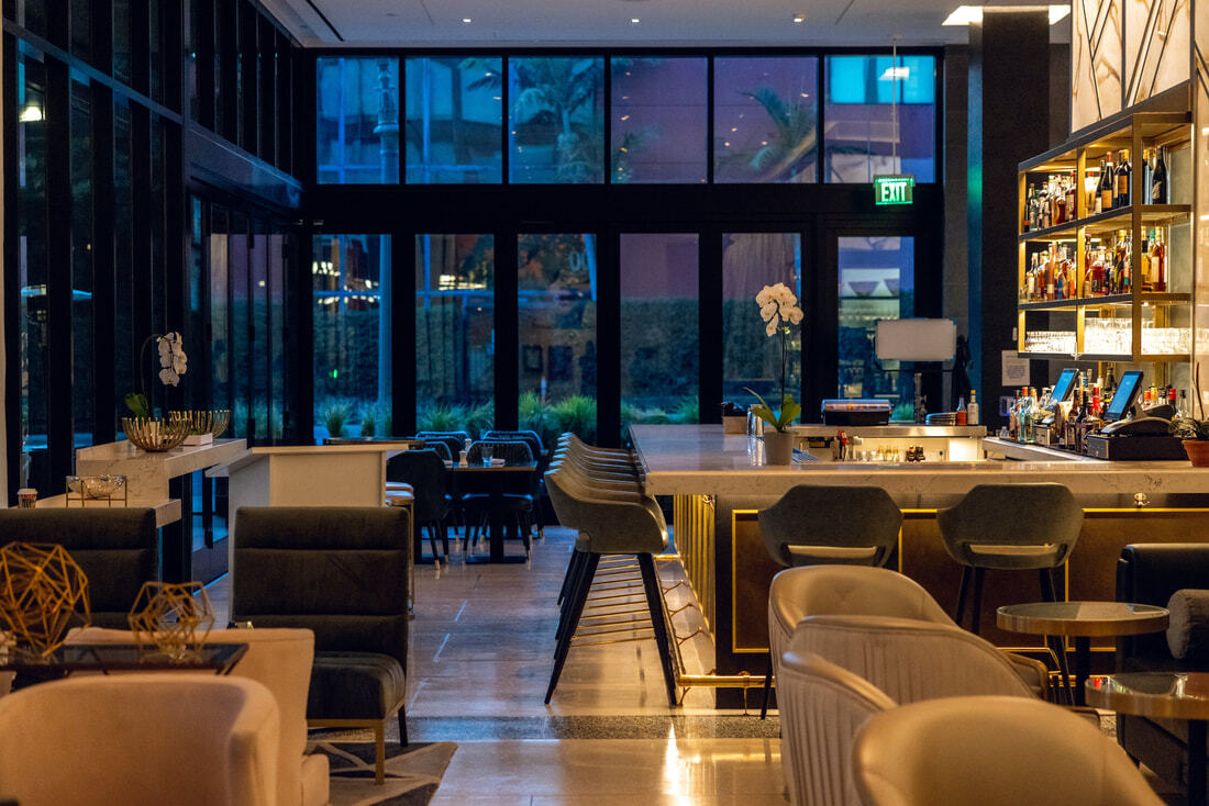 Amerika Los Angeles THe Godfrey Hotel Restaurant