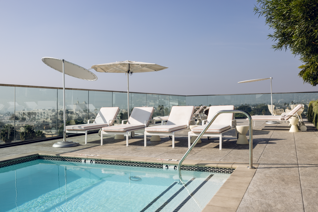 Amerika Los Angeles THe Godfrey Hotel Zwembad