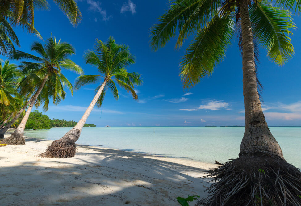 Bounty strand op de Kei eilanden in de Molukken in Indonesie