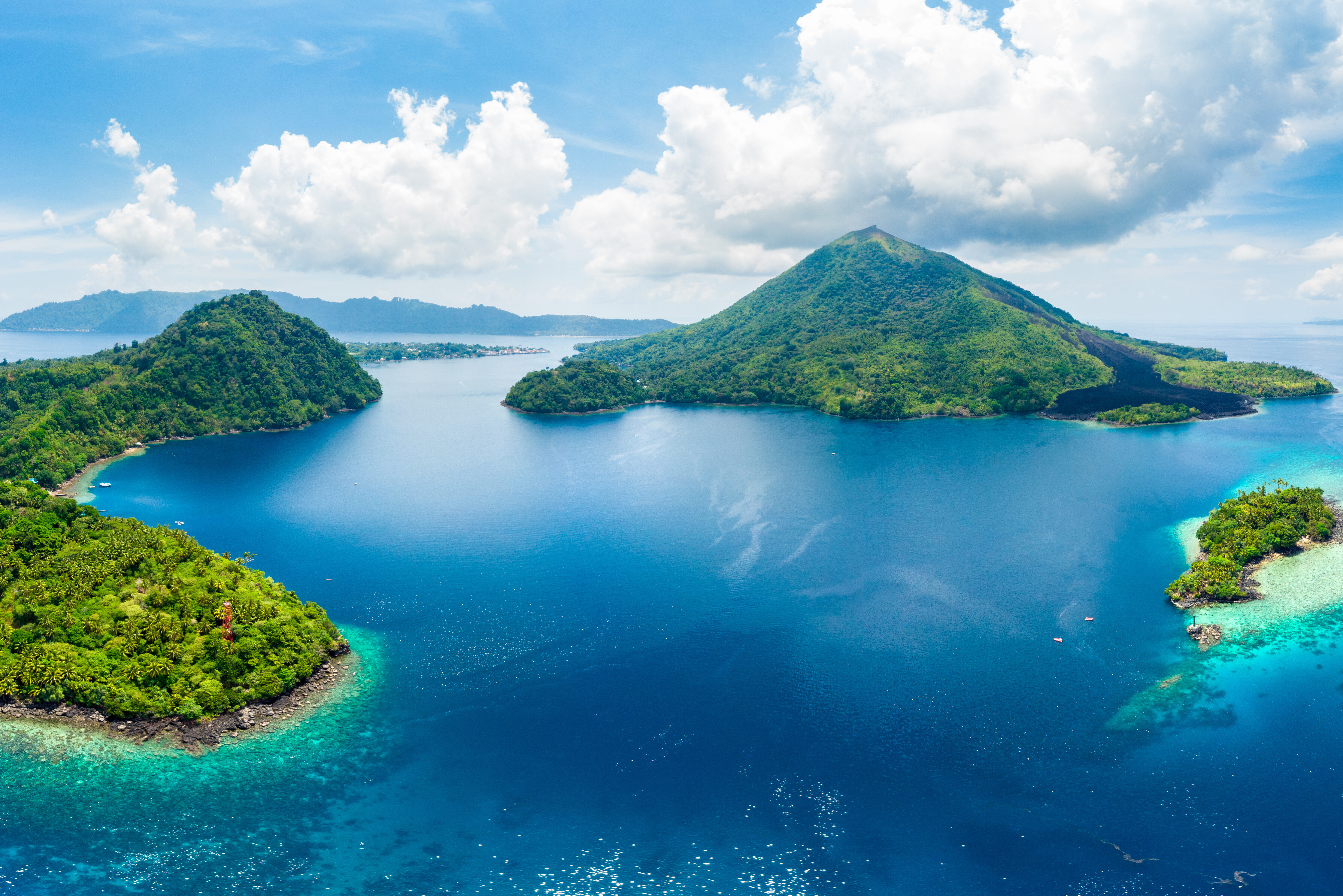 Banda eilanden in de Molukken in Indonesie