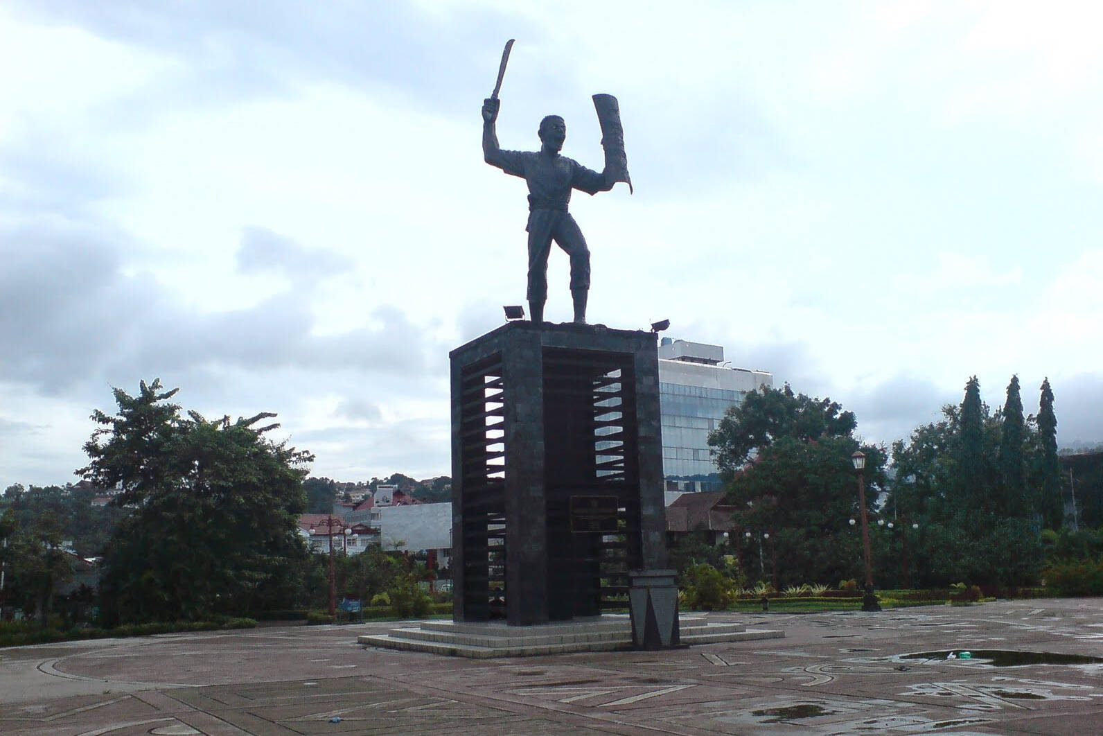 Pattimura Monument in Ambon in de Molukken in Indonesie
