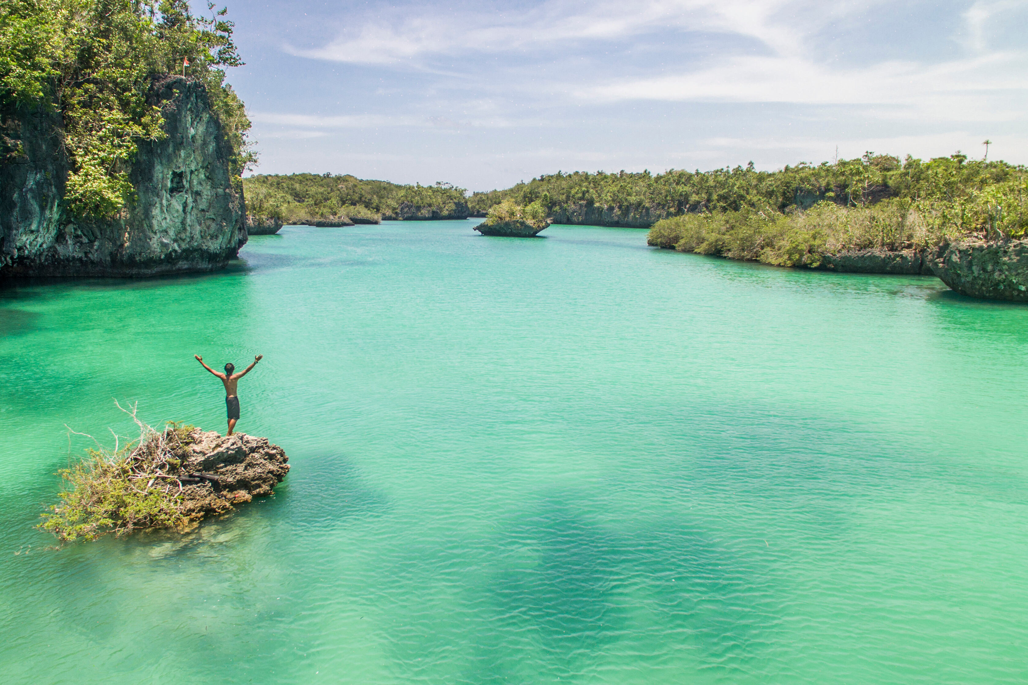 Bair Island op de Kei eilanden in de Molukken in Indonesie