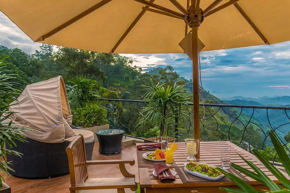 Sri Lanka Ella EKHO Ella Hotel Terras