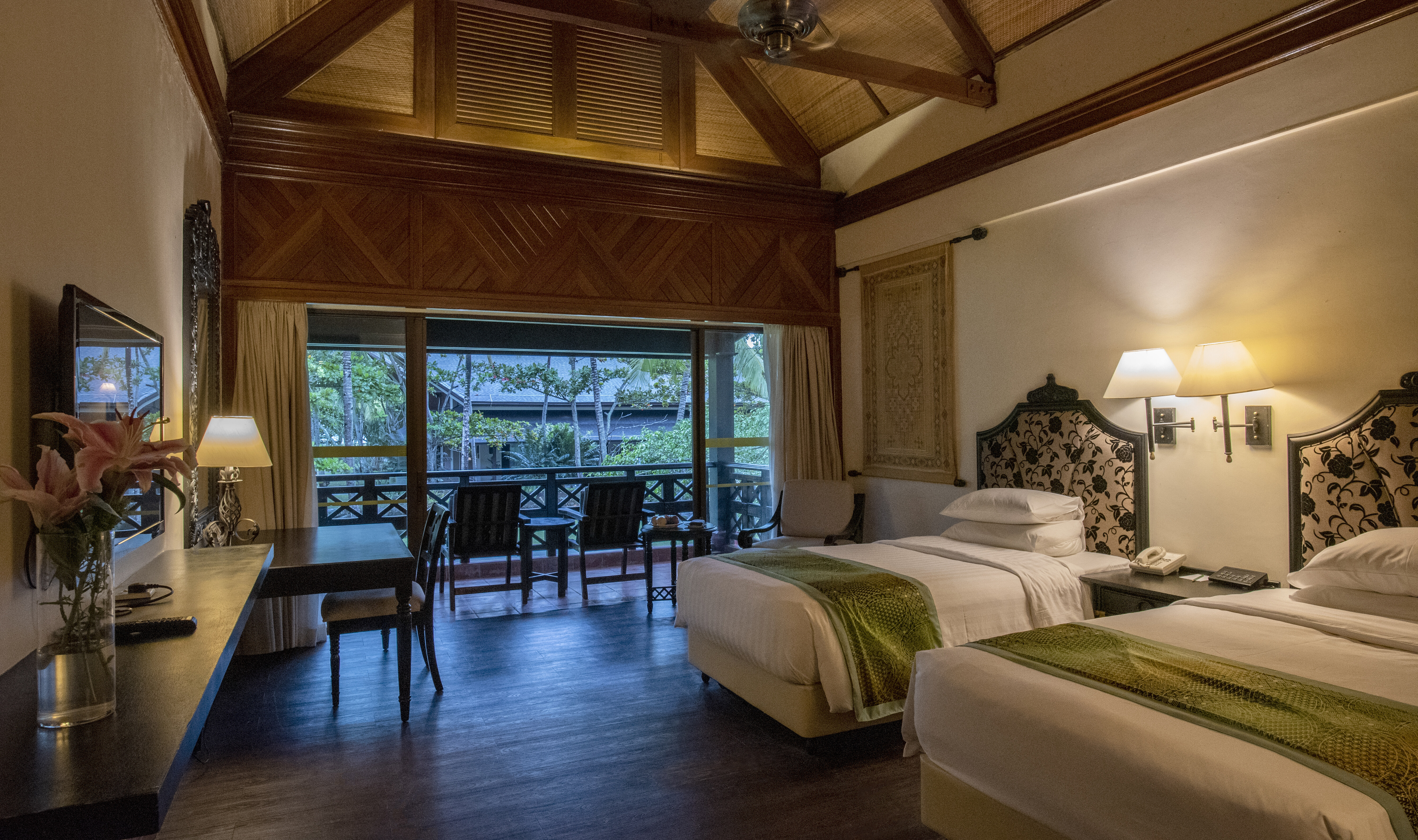 Maleisie Kota Kinabalu Nexus Resort Karambunai Borneo Garden Deluxe Kamer