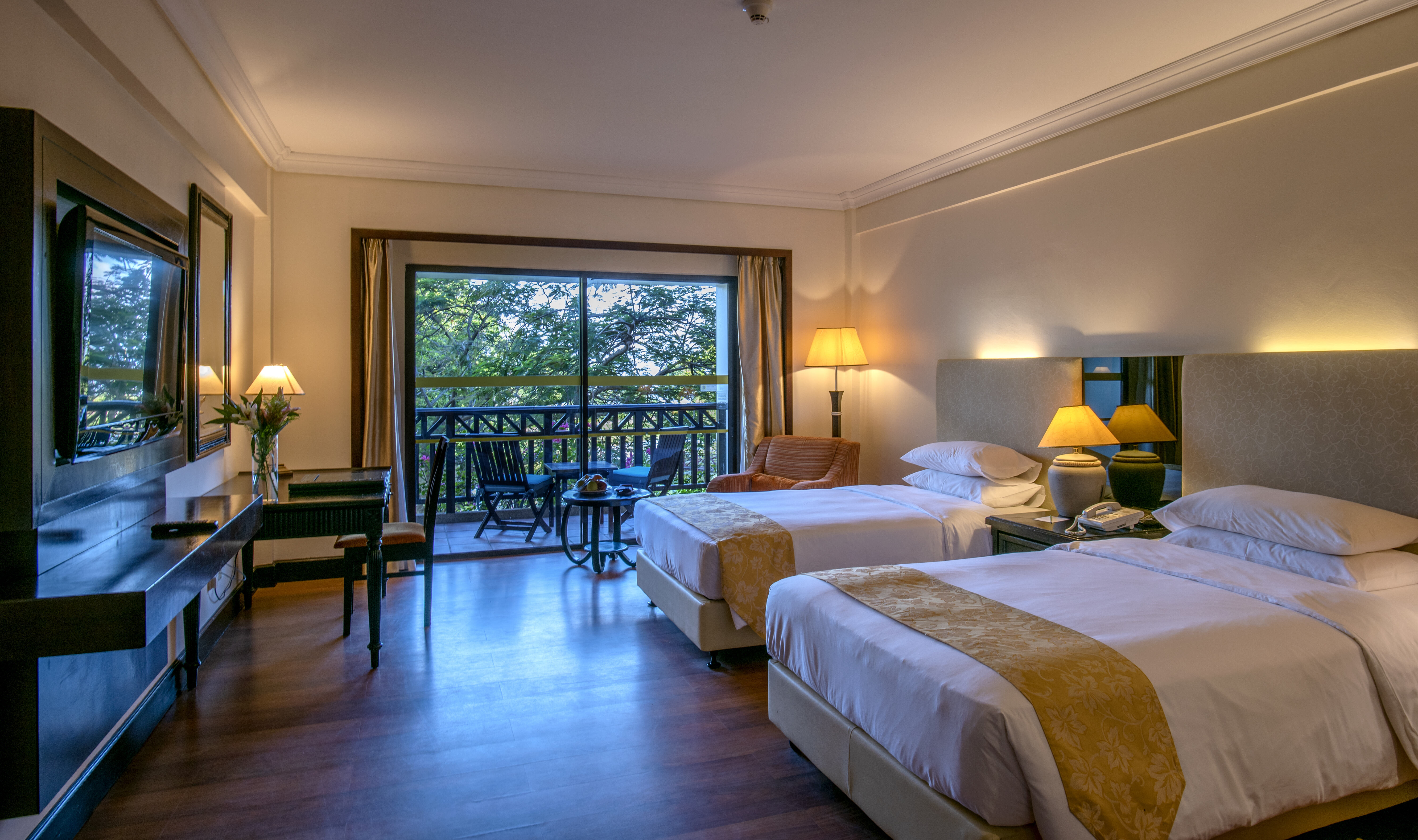 Maleisie Kota Kinabalu Nexus Resort Karambunai Borneo Ocean Panorama Deluxe Kamer