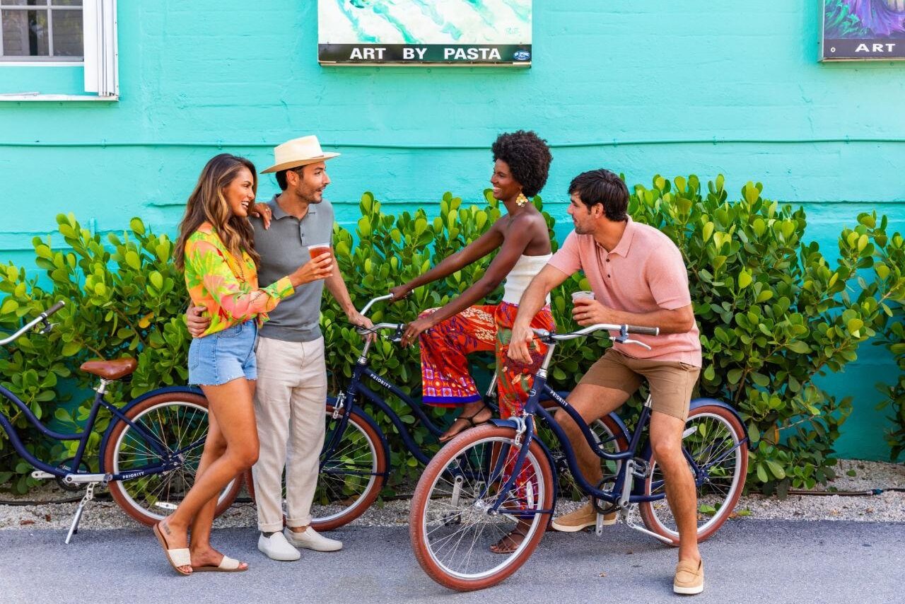 Amerika Islamorada Three Waters Resort Marina Fietsen