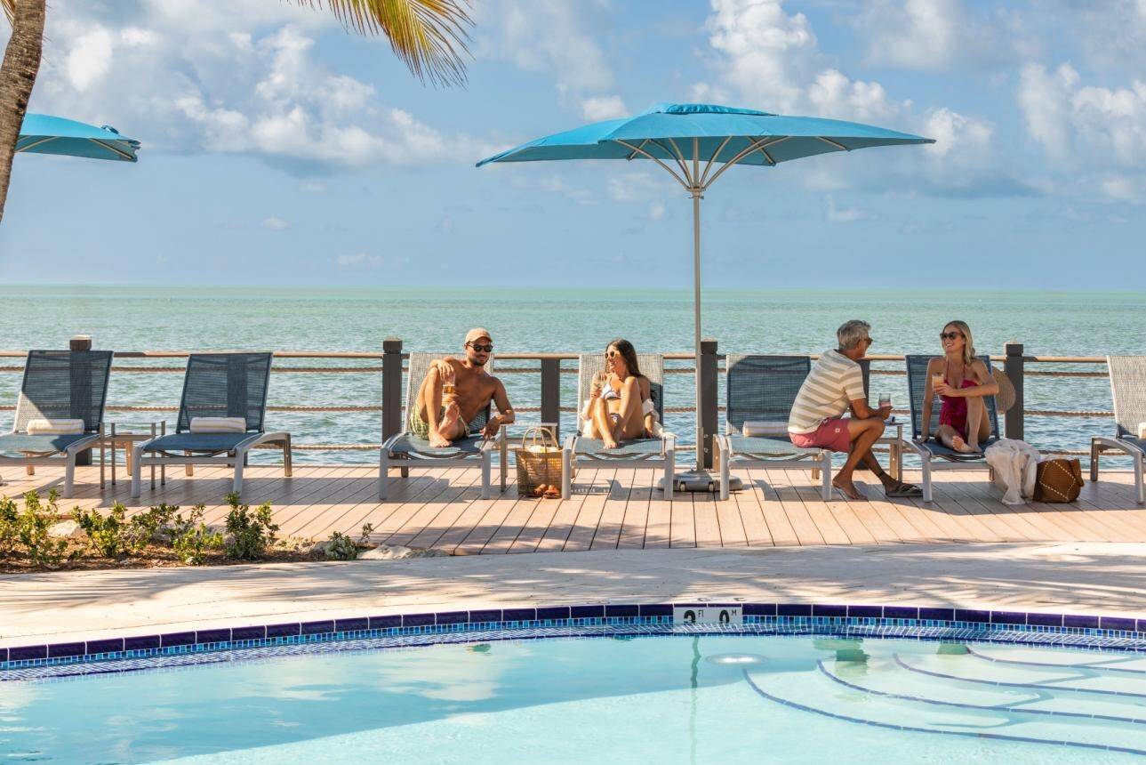 Amerika Islamorada Three Waters Resort Marina Zwembad