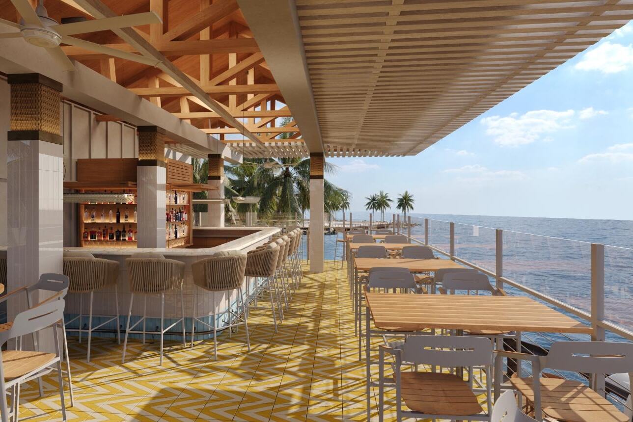 Amerika Islamorada Three Waters Resort Marina Bar