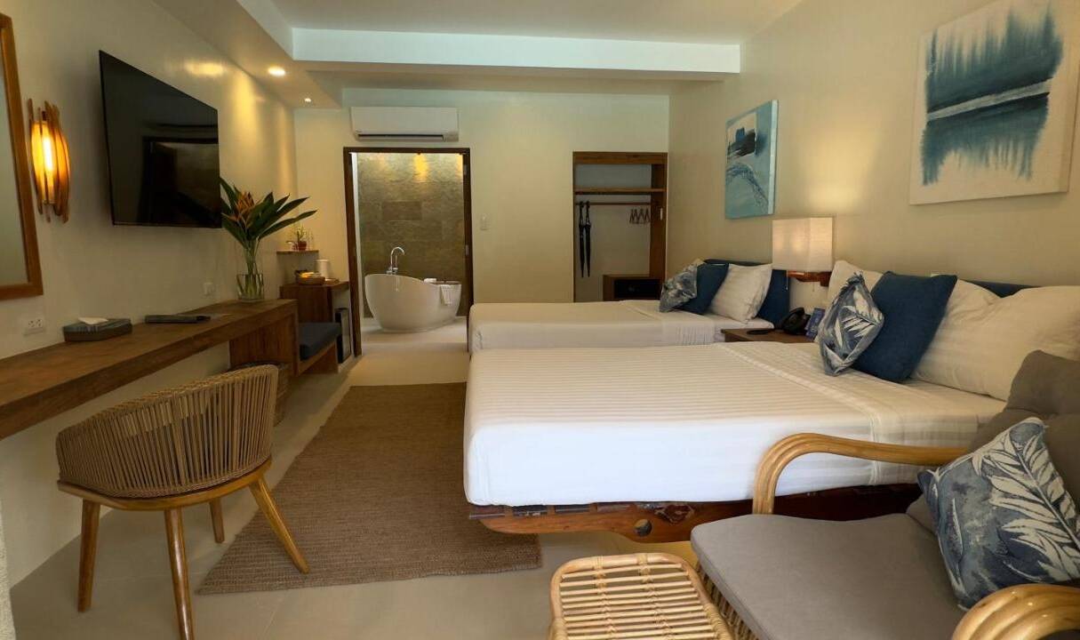 Filipijnen Bohol Bluewater Beach Resort Premier Deluxe Kamer