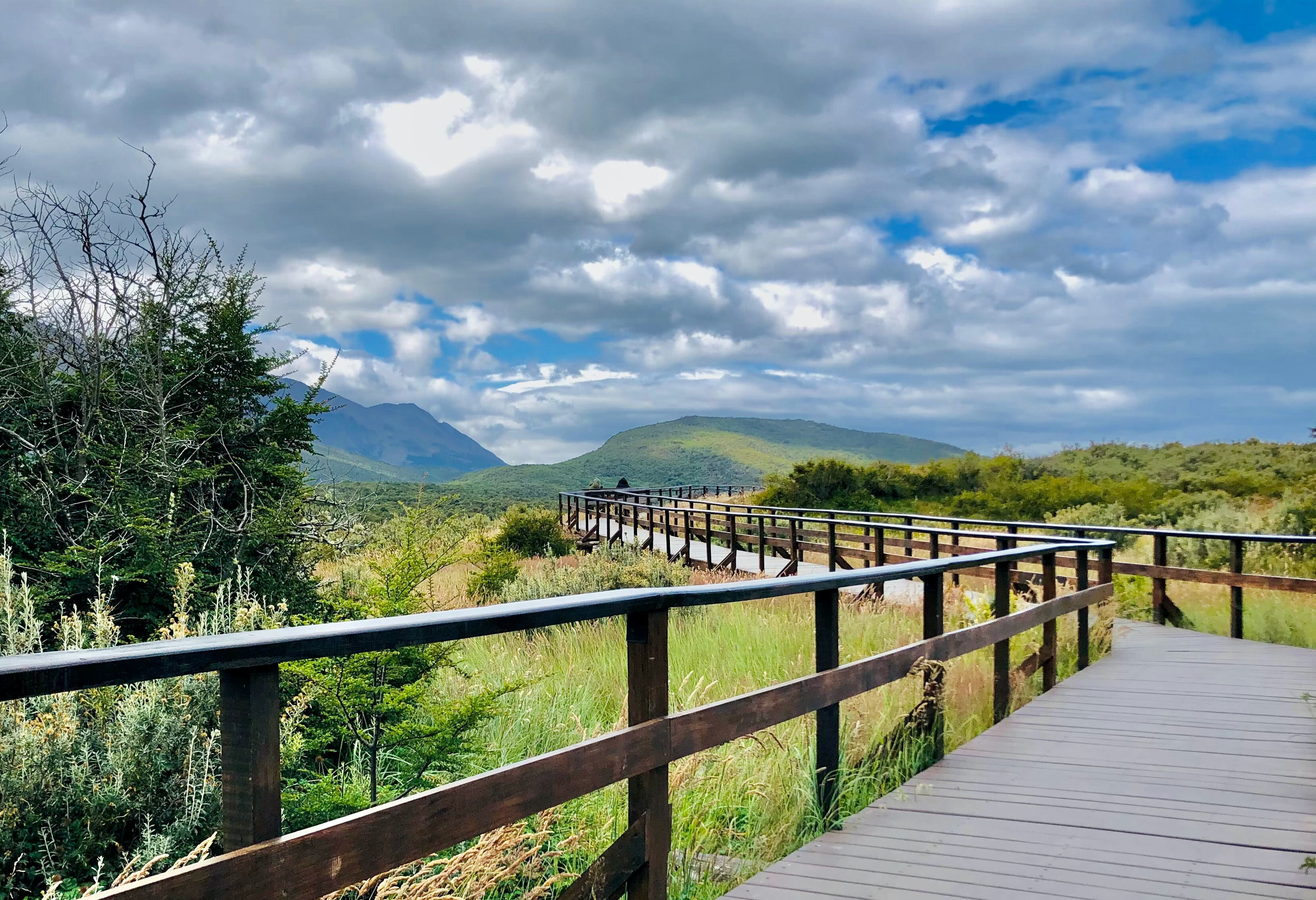 Wandelpad in Tierra del Fuego Argentinië