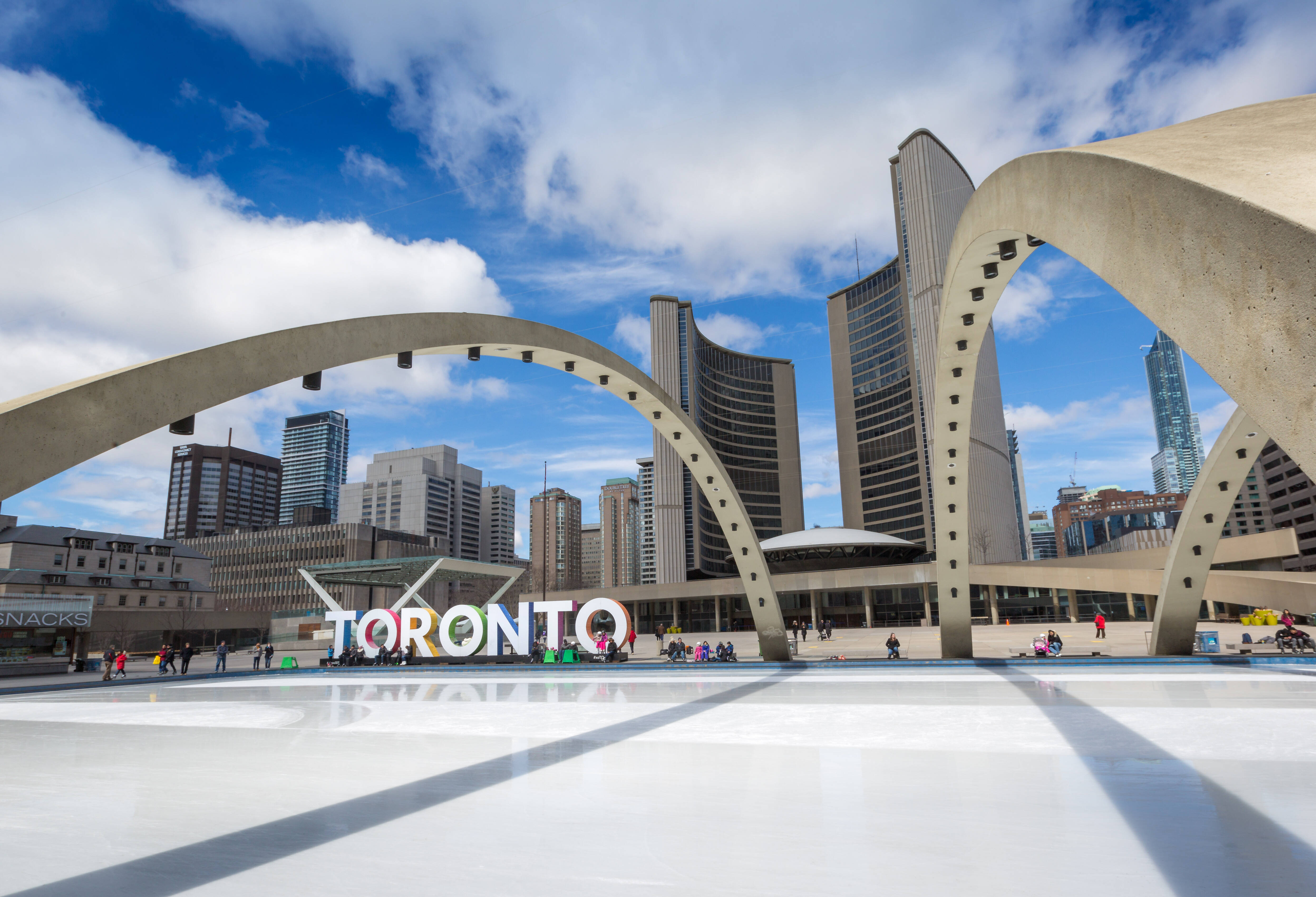 Toronto Stadhuis en Nathan Phillips Square