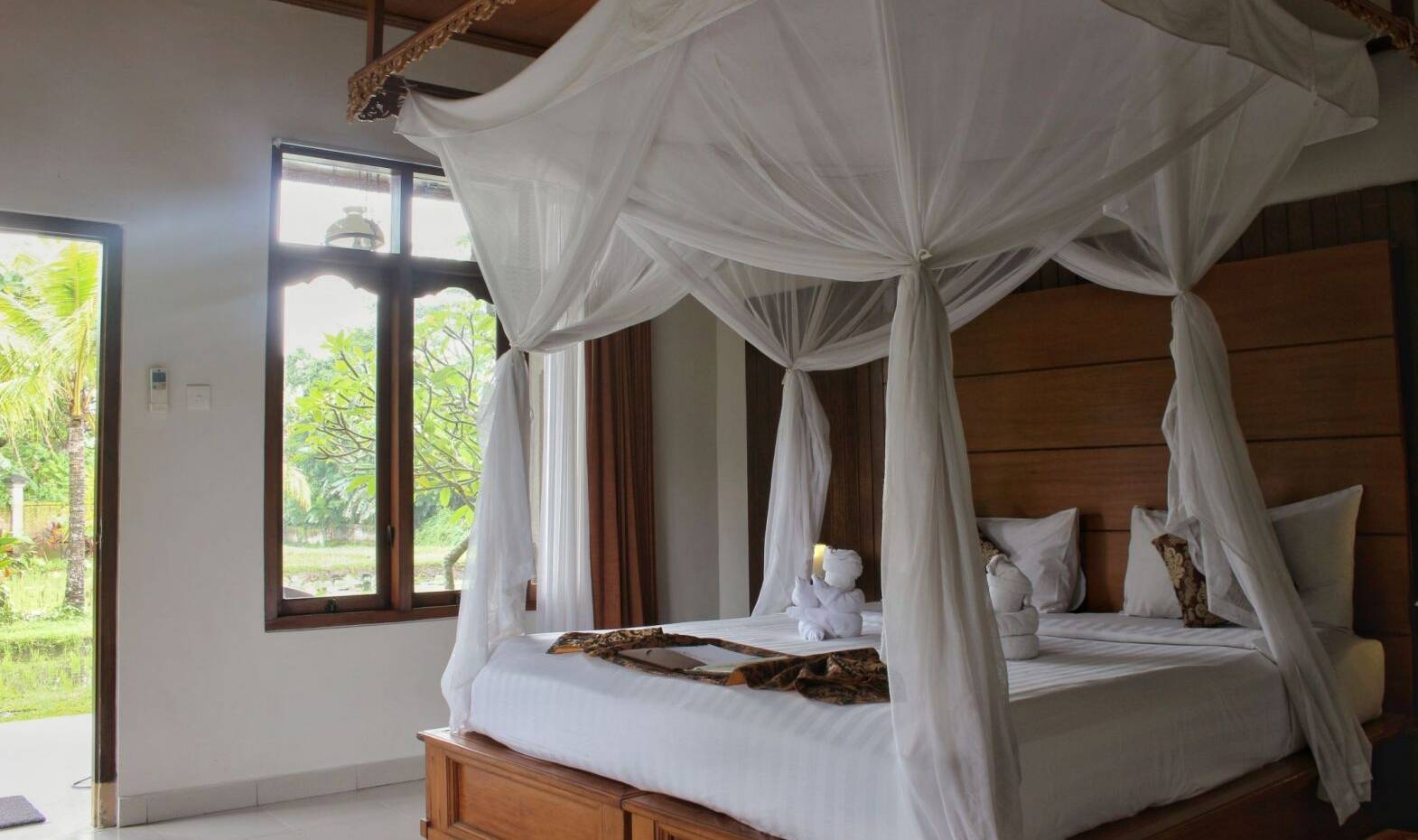 Deluxe Garden kamer in het Saren Indah Hotel in Ubud op Bali