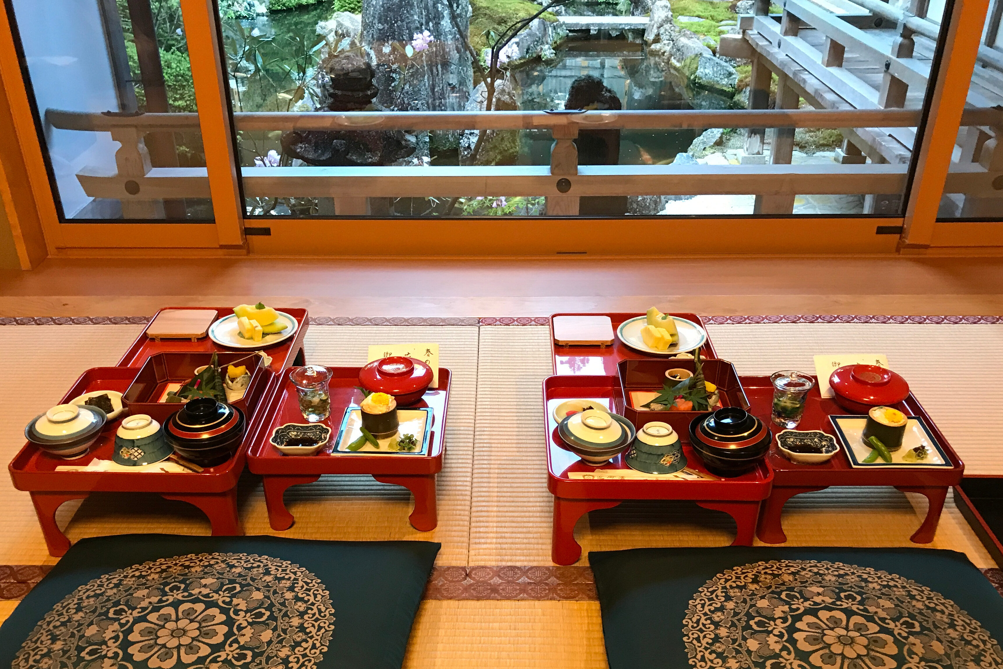 Japans eten in Ryokan