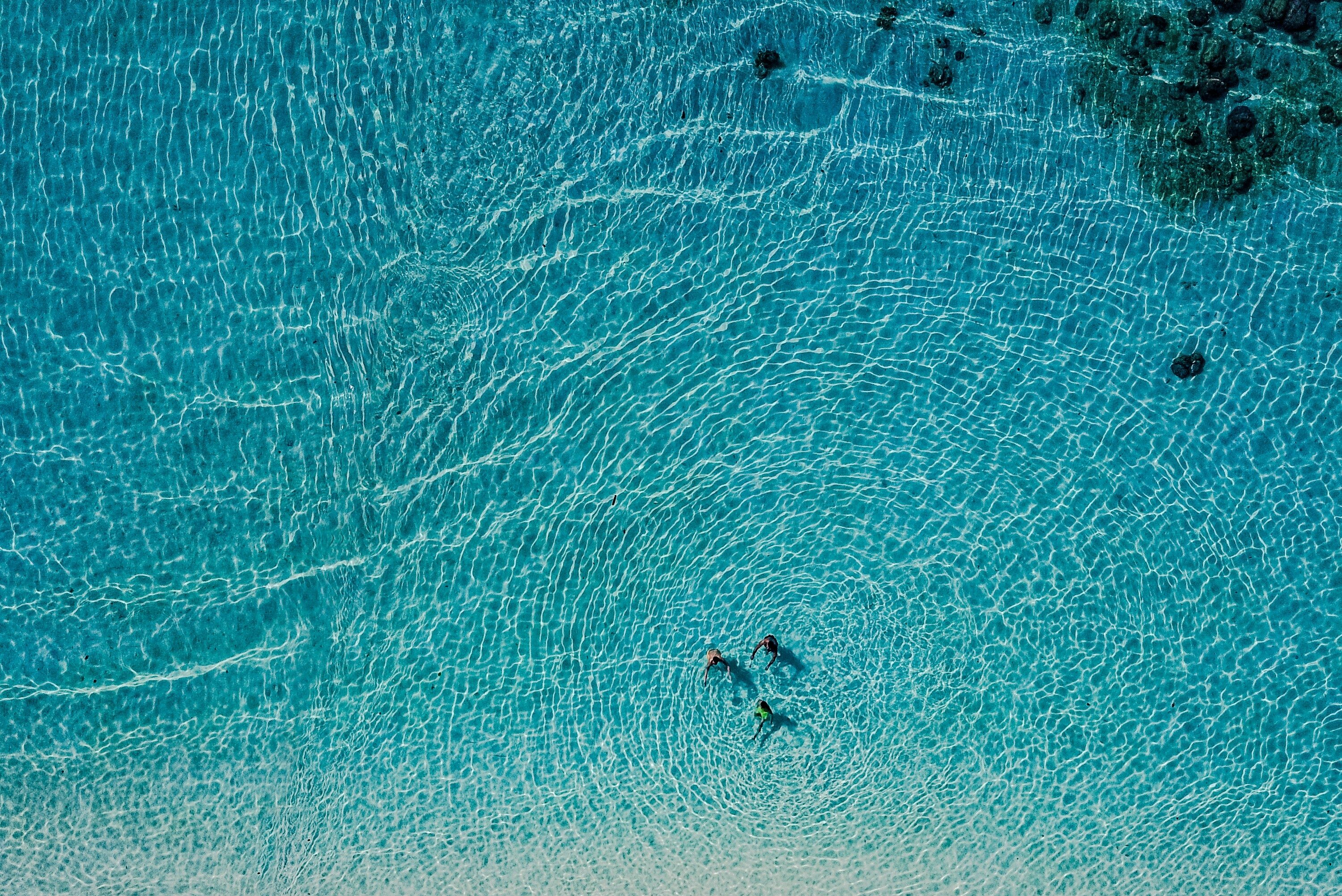 Luchtfoto Filipijnen strand en zee