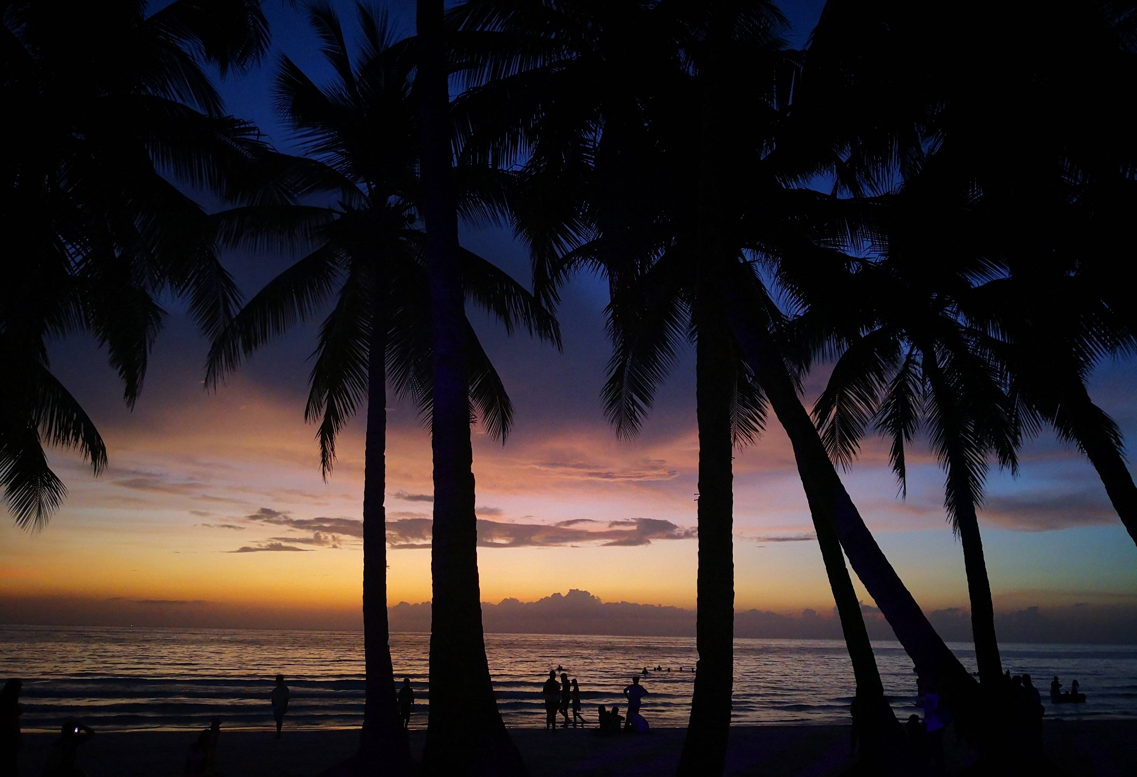Zonsondergang op Boracay