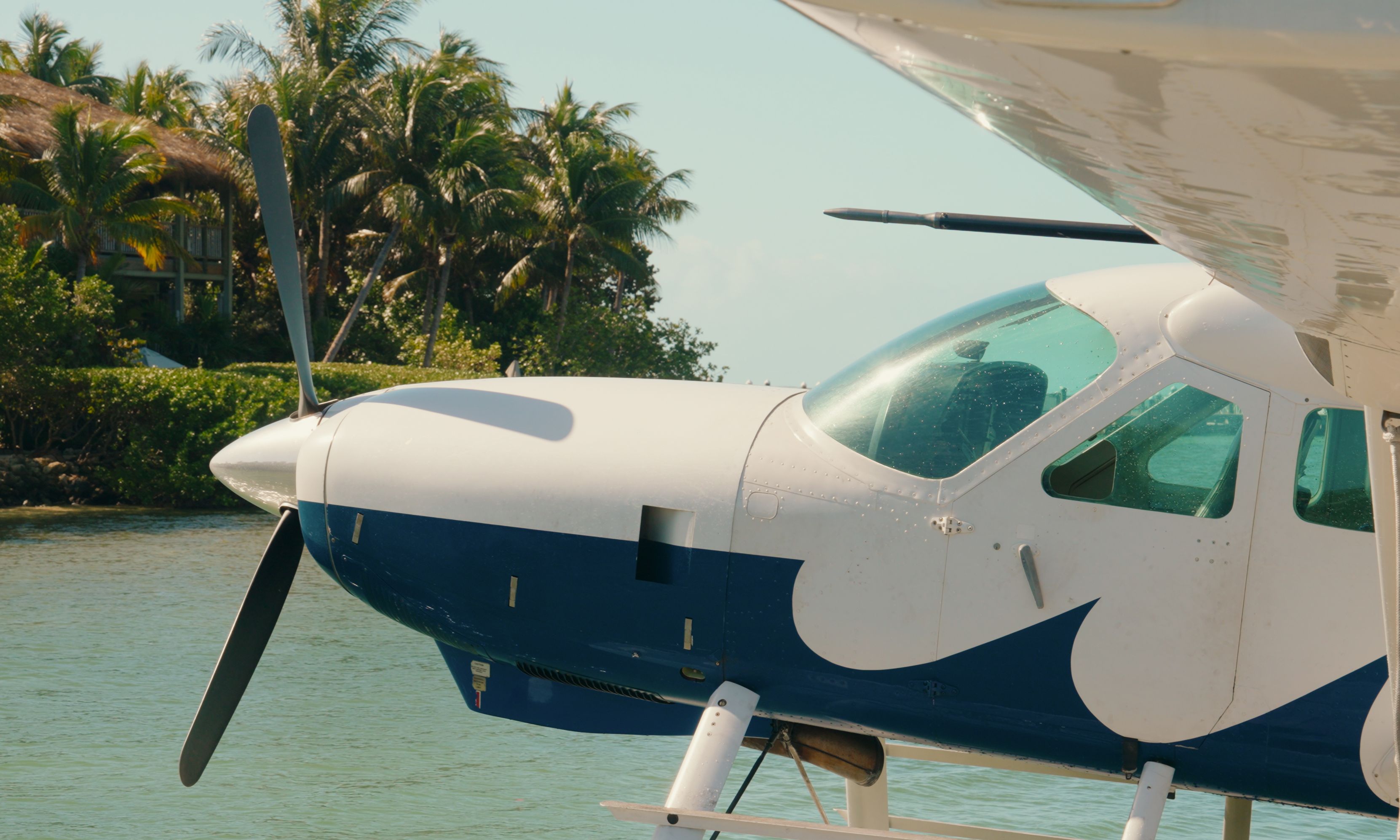 Amerika-Florida-Little-Torch-Key-Little-Palm-Island-Watervliegtuig